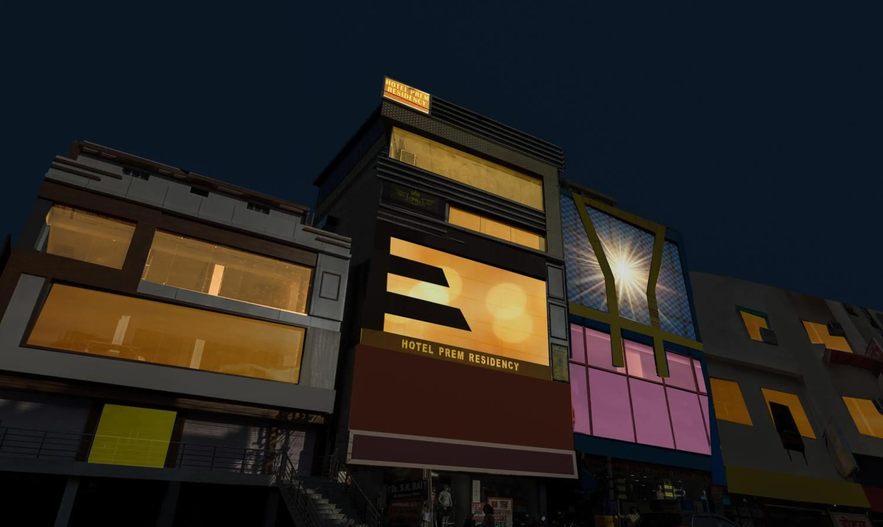 Property building in Hotel Prem Residency