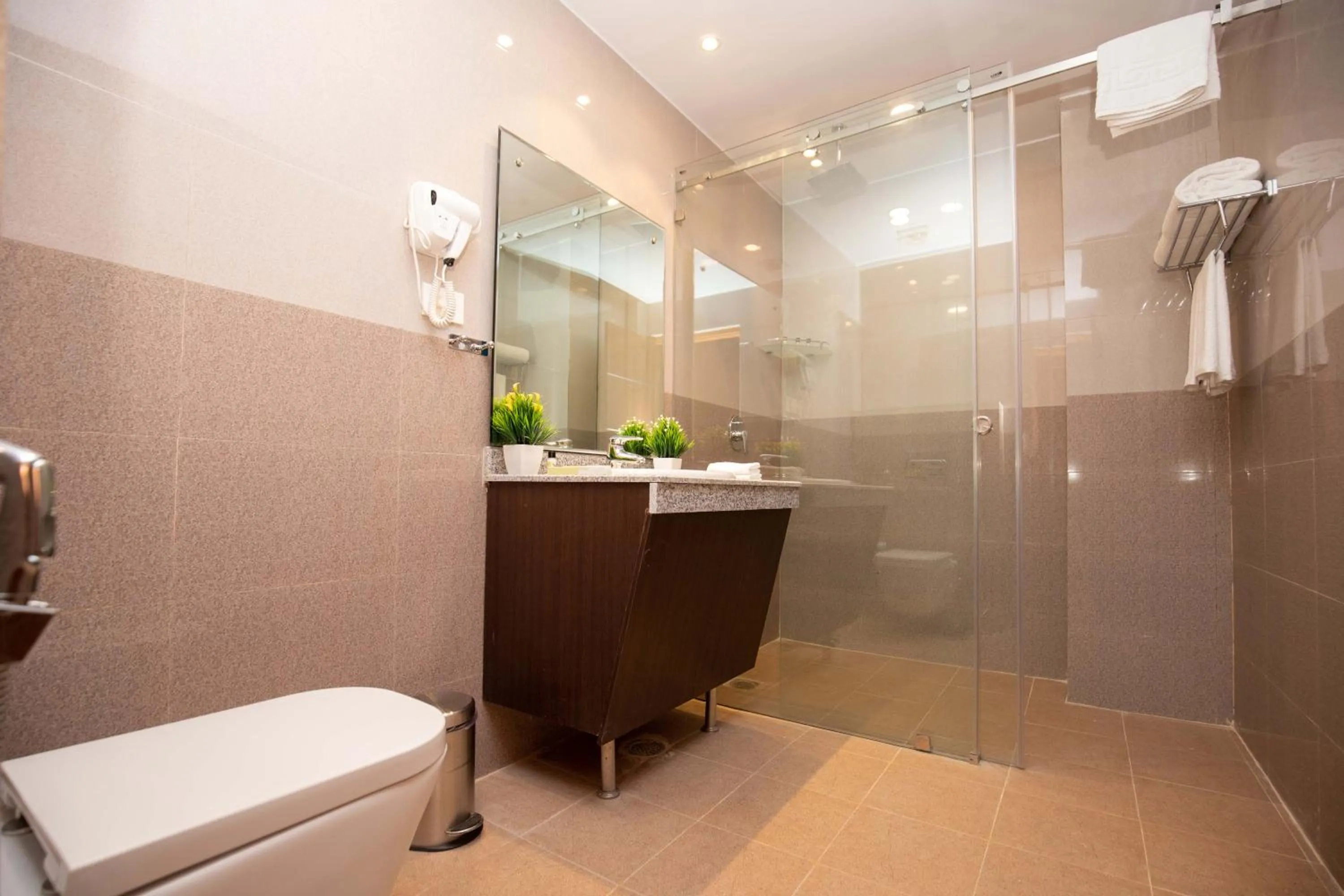 Toilet in Hotel Palm International