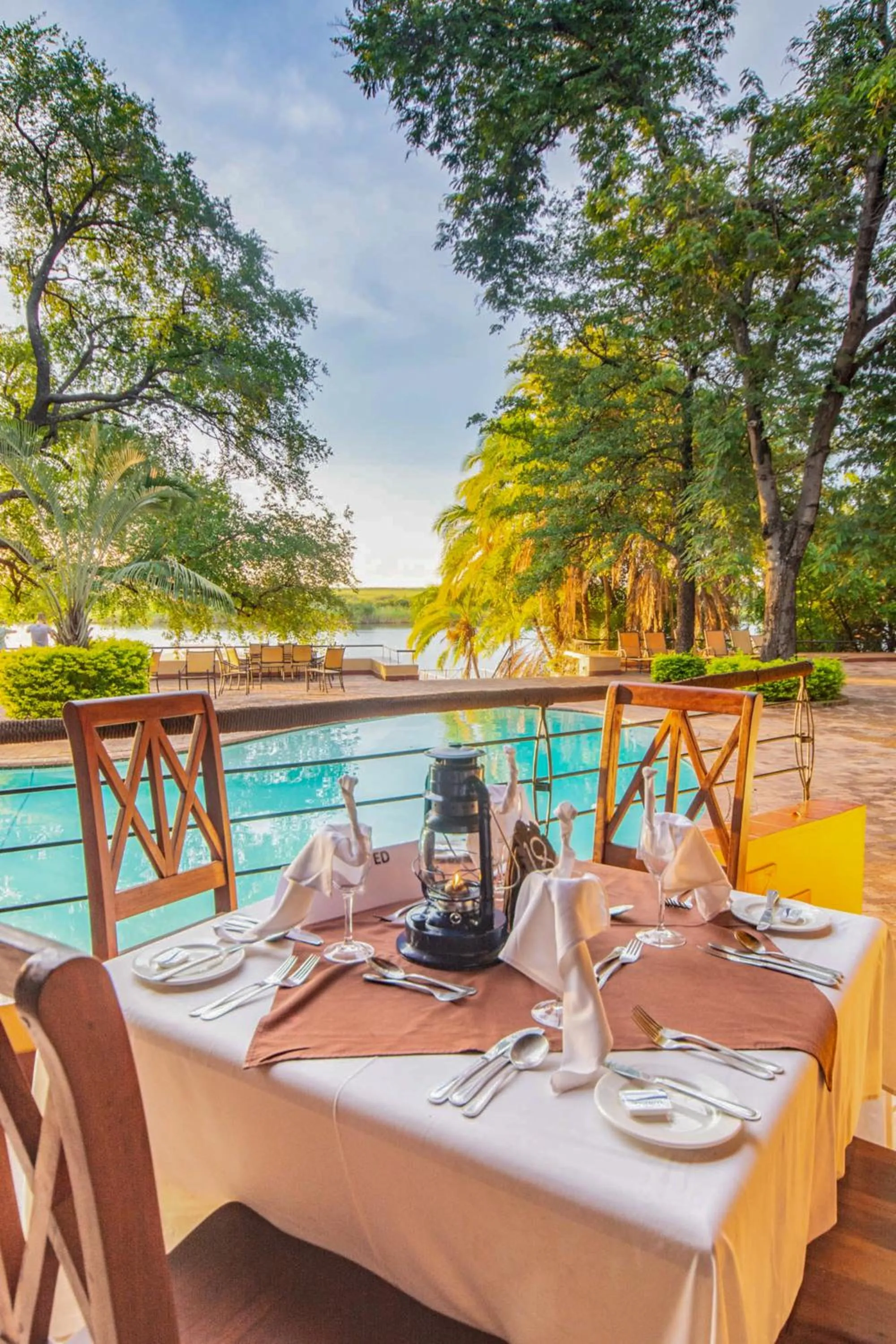 Breakfast in Chobe Safari Lodges