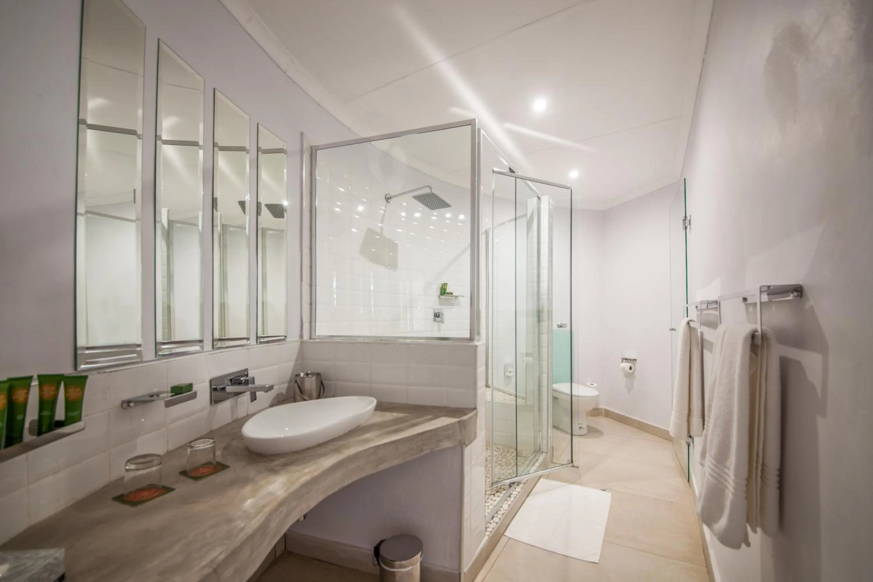 Shower in The Chobe Safari Lodge