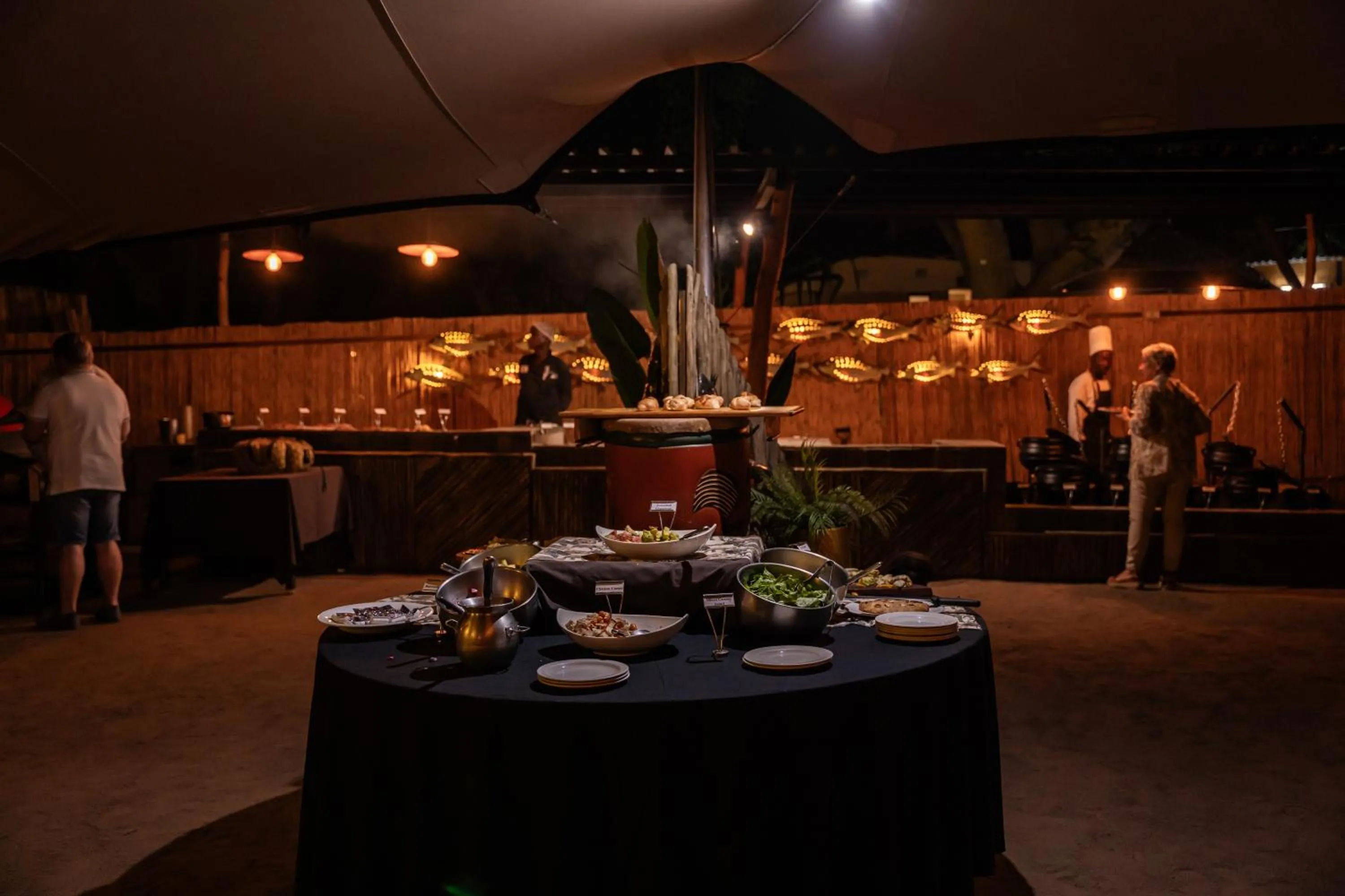 People in The Chobe Safari Lodge