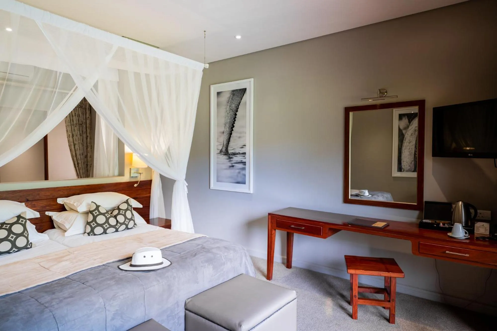 Bedroom, Bed in The Chobe Safari Lodge