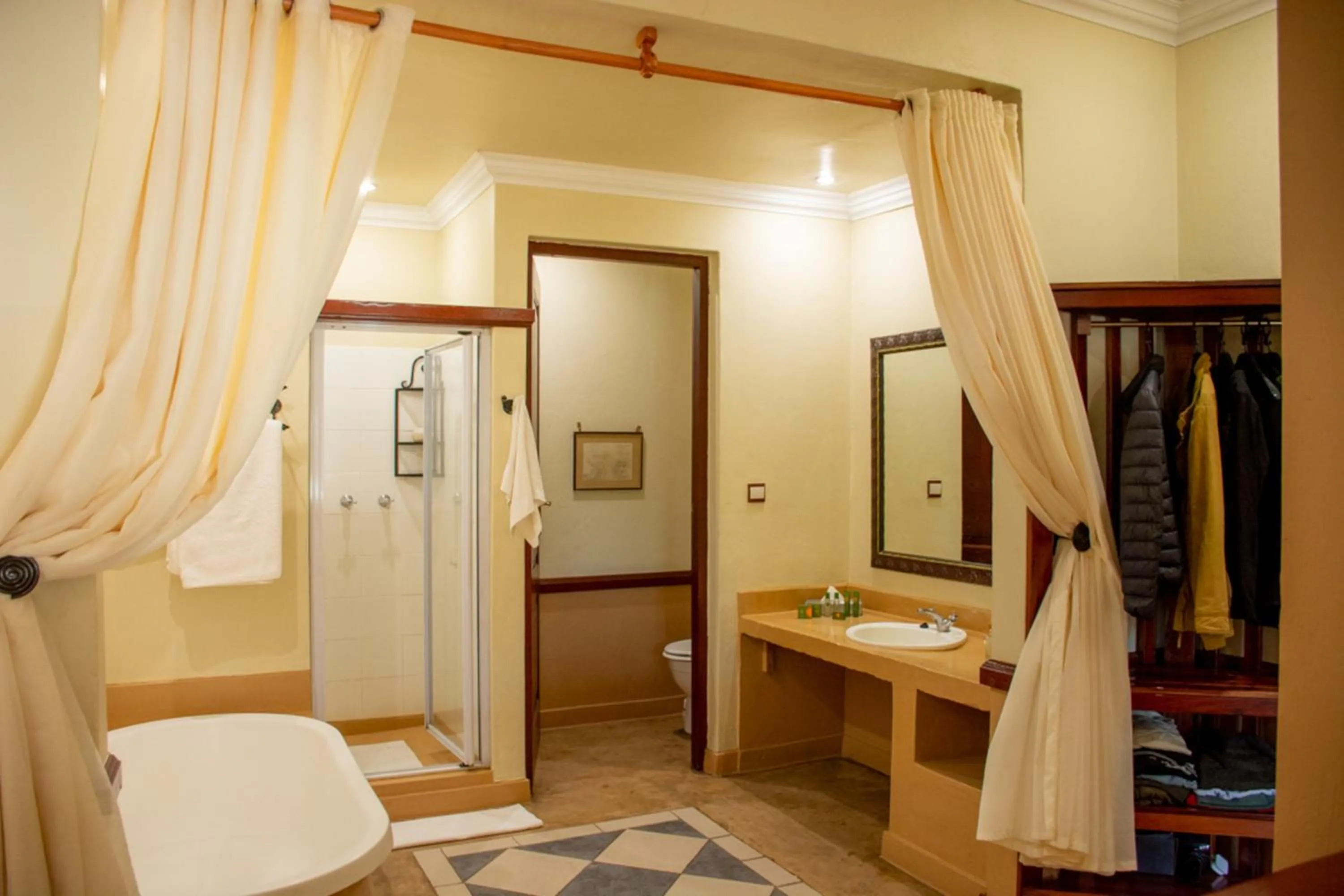 Shower in Chobe Safari Lodges