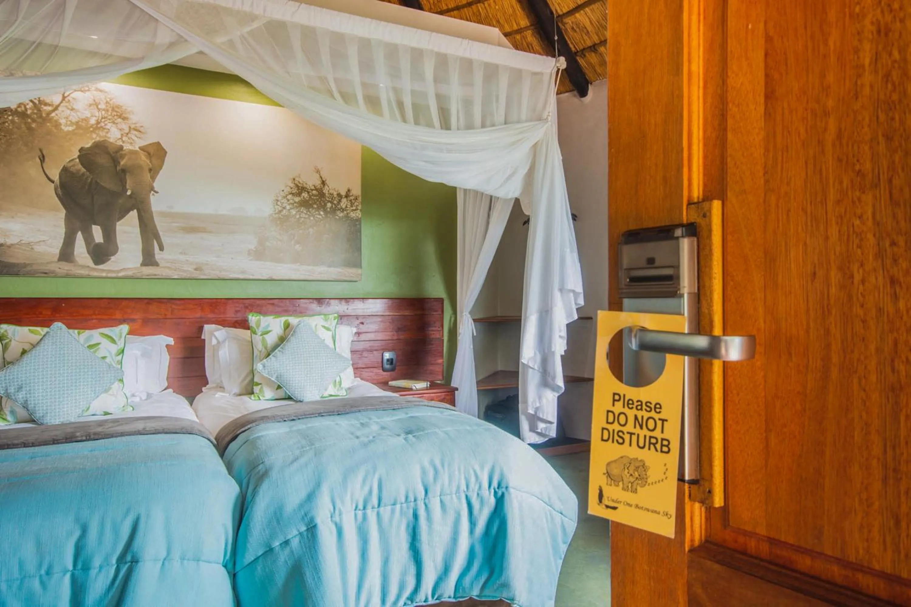 Bed in Chobe Safari Lodges