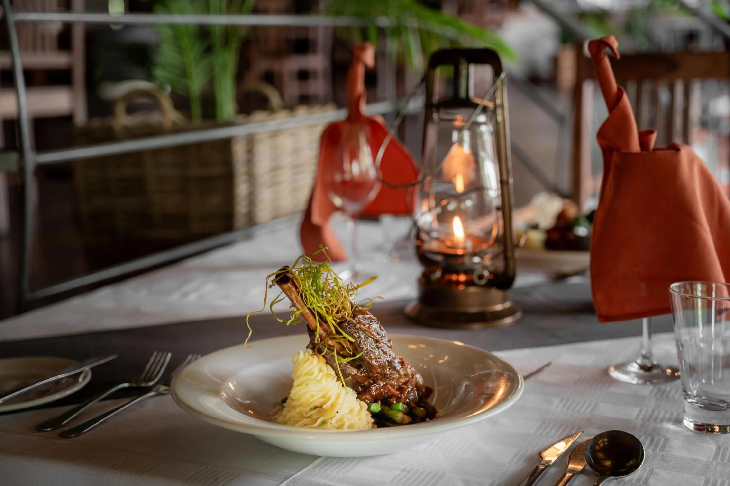 Food in The Chobe Safari Lodge