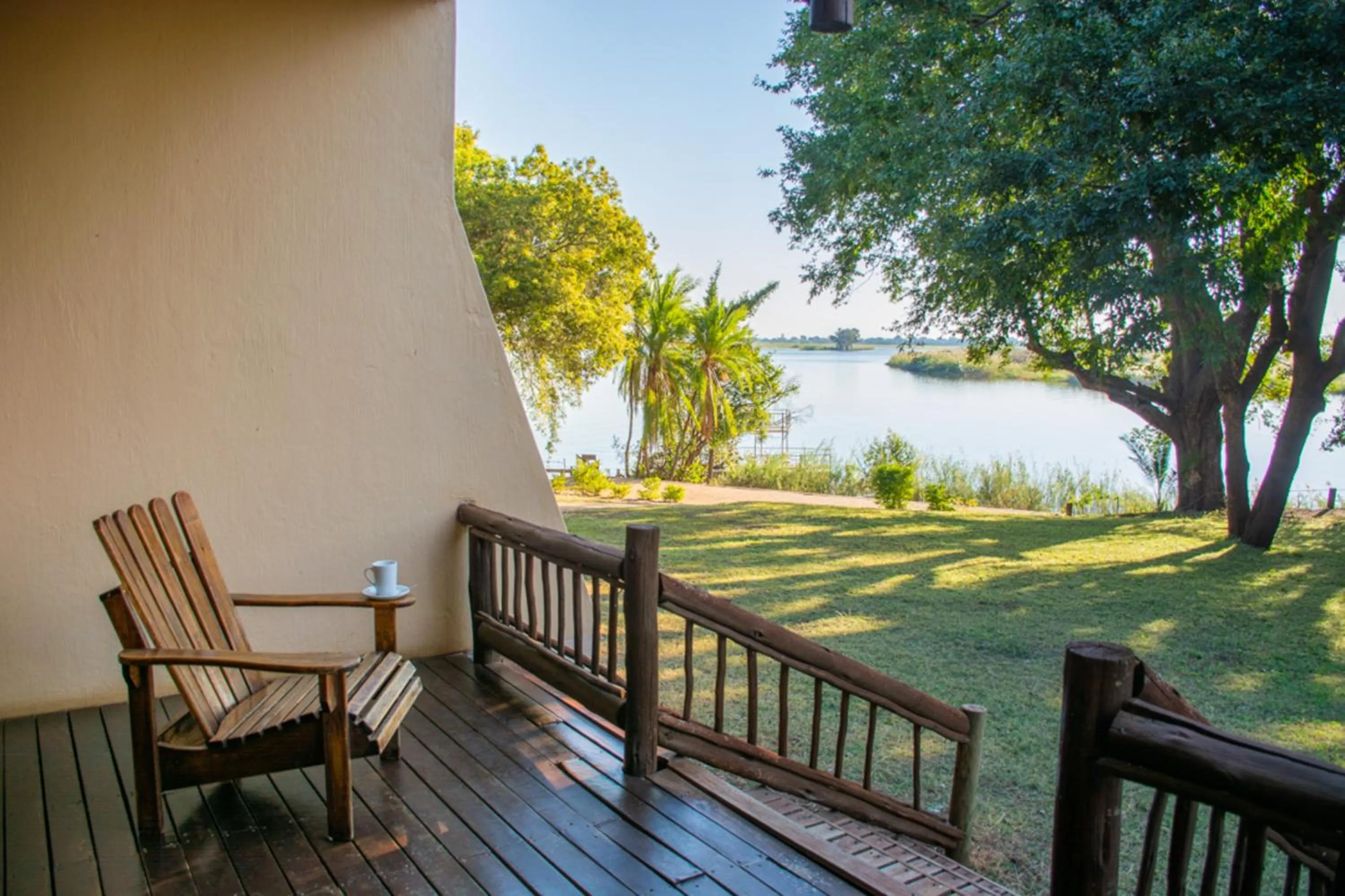 Garden in Chobe Safari Lodges