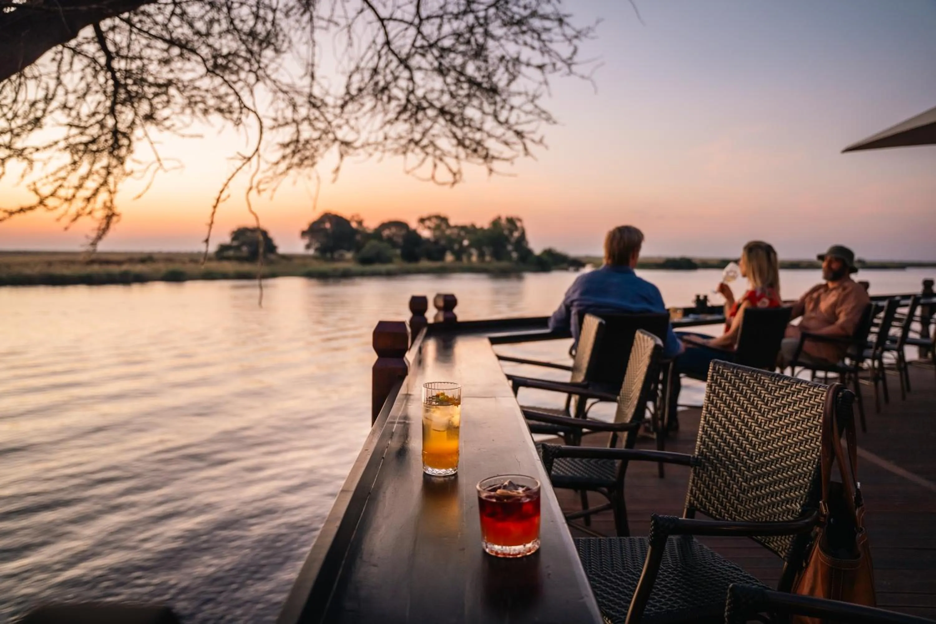 Guests in The Chobe Safari Lodge