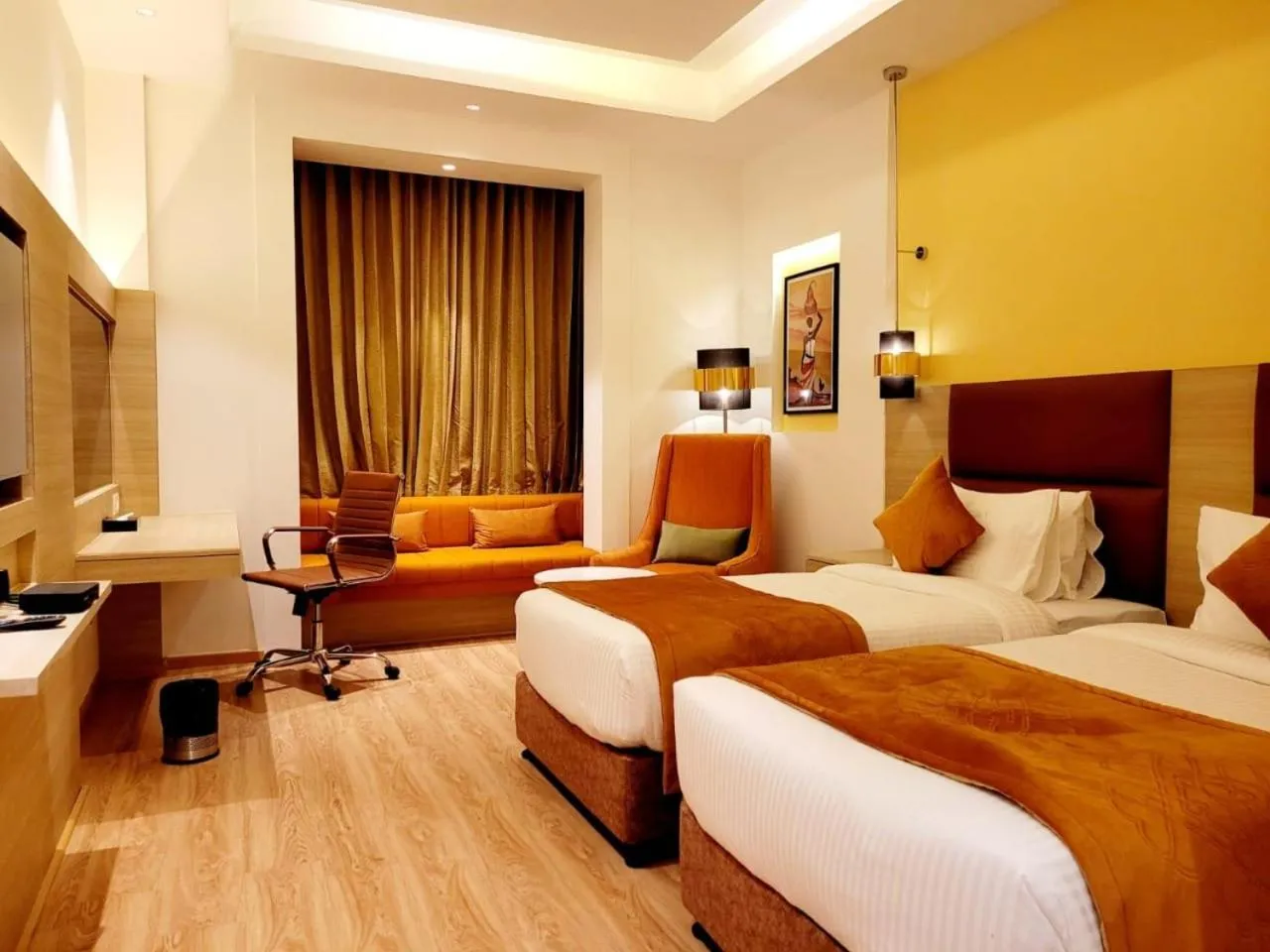 Photo of the whole room, Bed in Best Western Vrindavan
