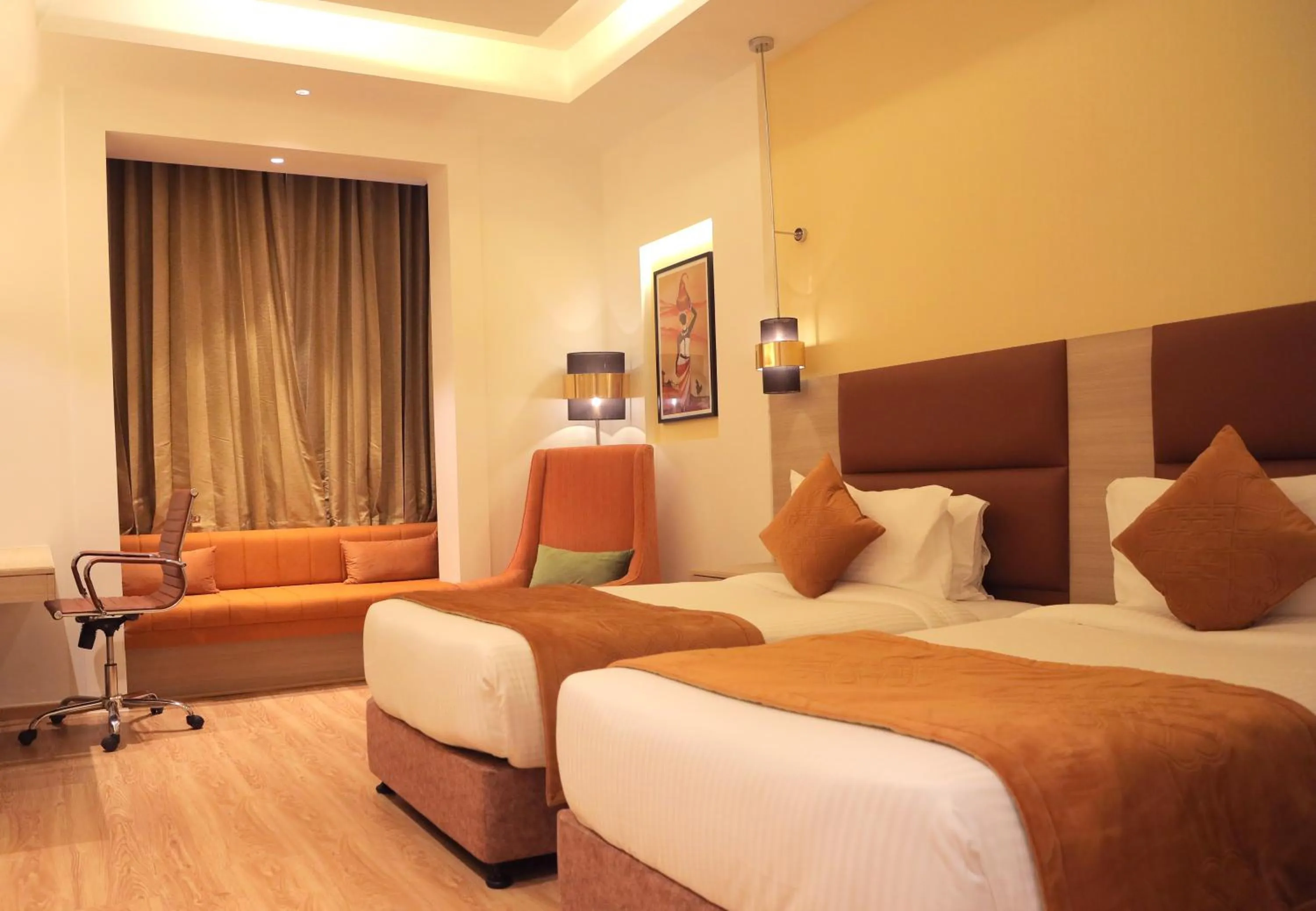 Photo of the whole room, Bed in Best Western Vrindavan
