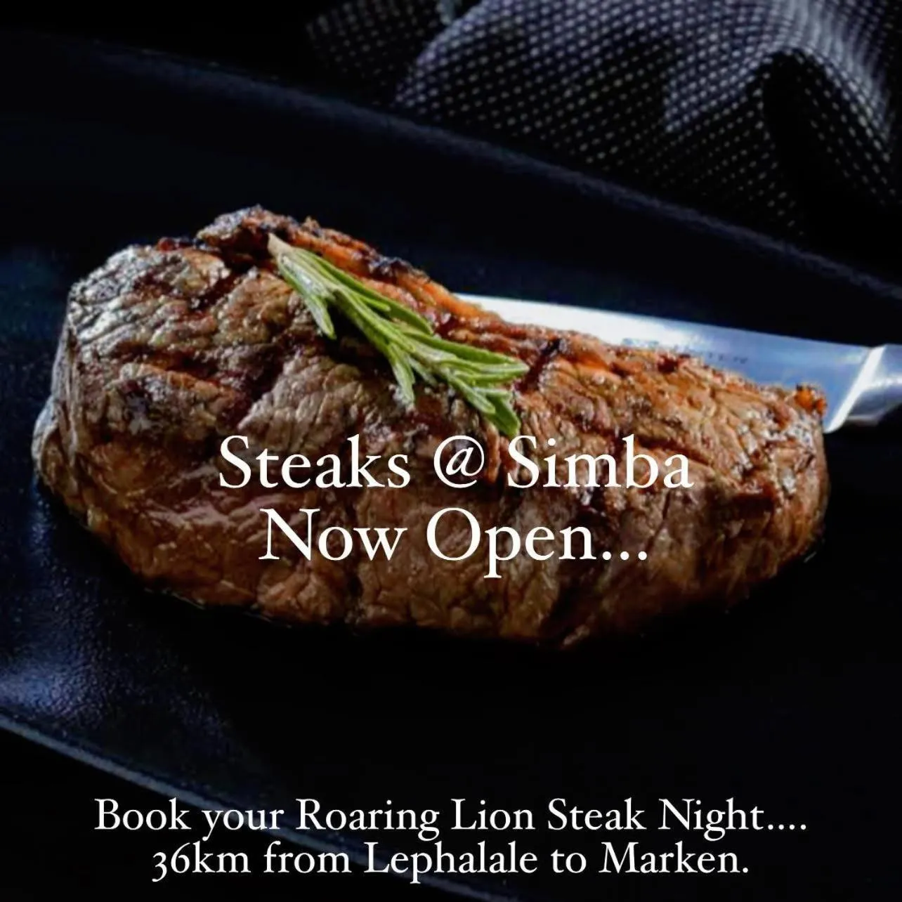 Restaurant/places to eat in Simba Safaris African Pride Exotic Lodge