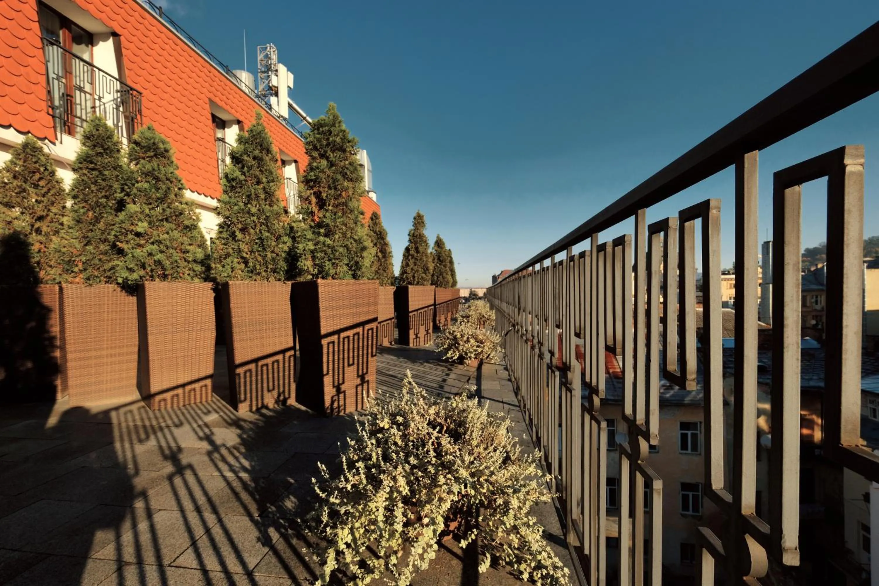 Balcony/Terrace in Rius Hotel Lviv