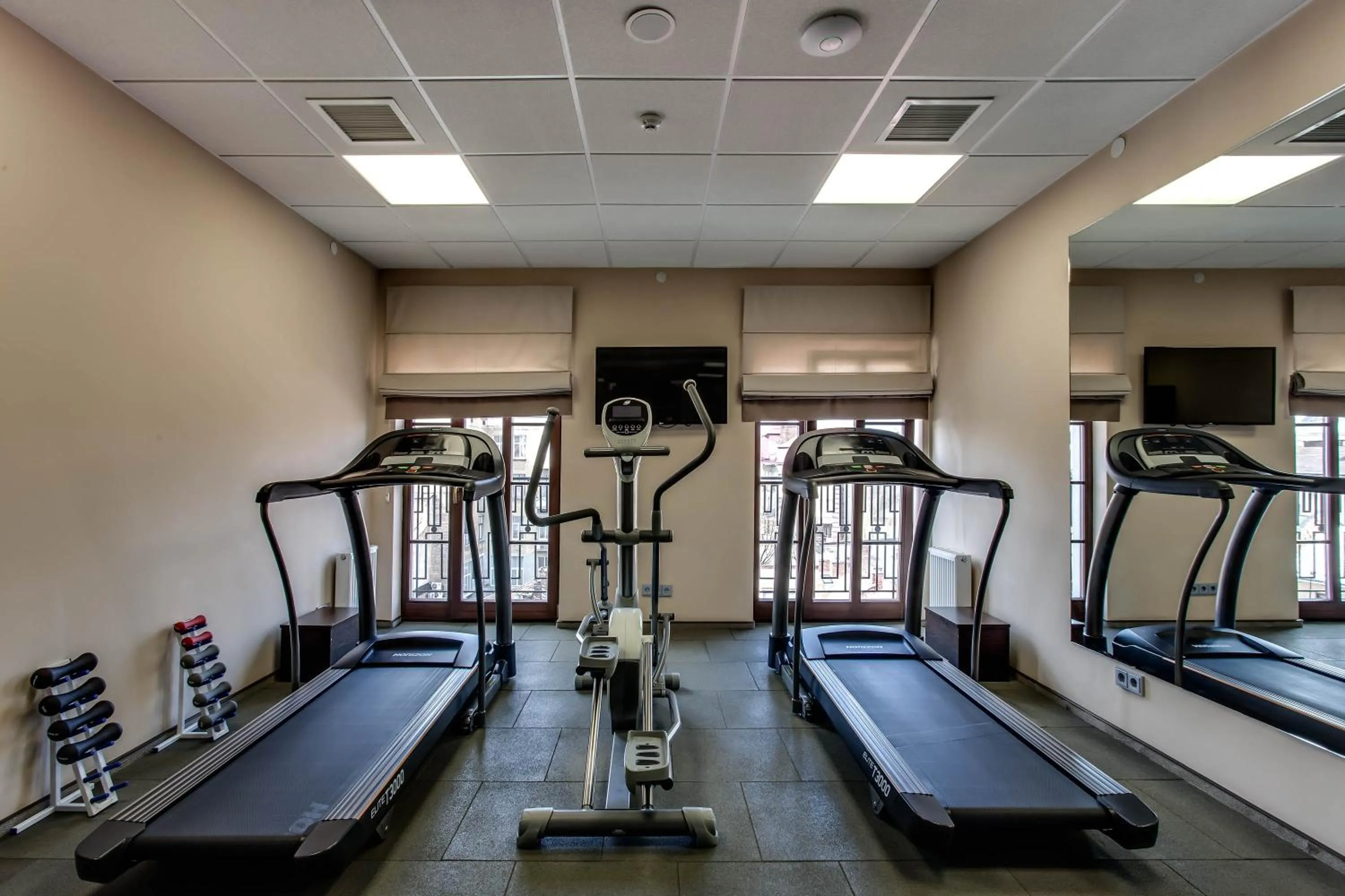 Fitness centre/facilities in Rius Hotel Lviv