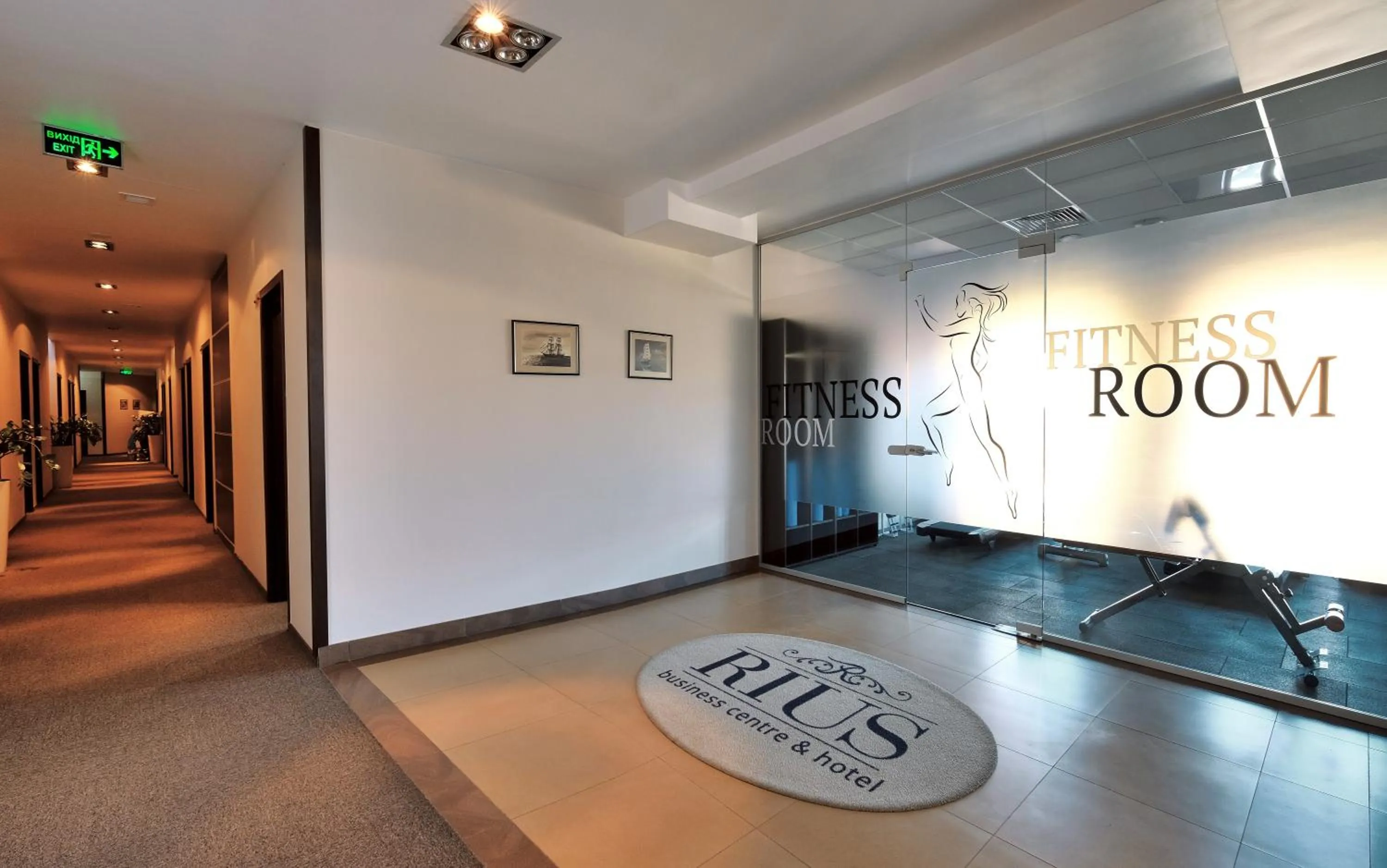 Fitness centre/facilities in Rius Hotel Lviv