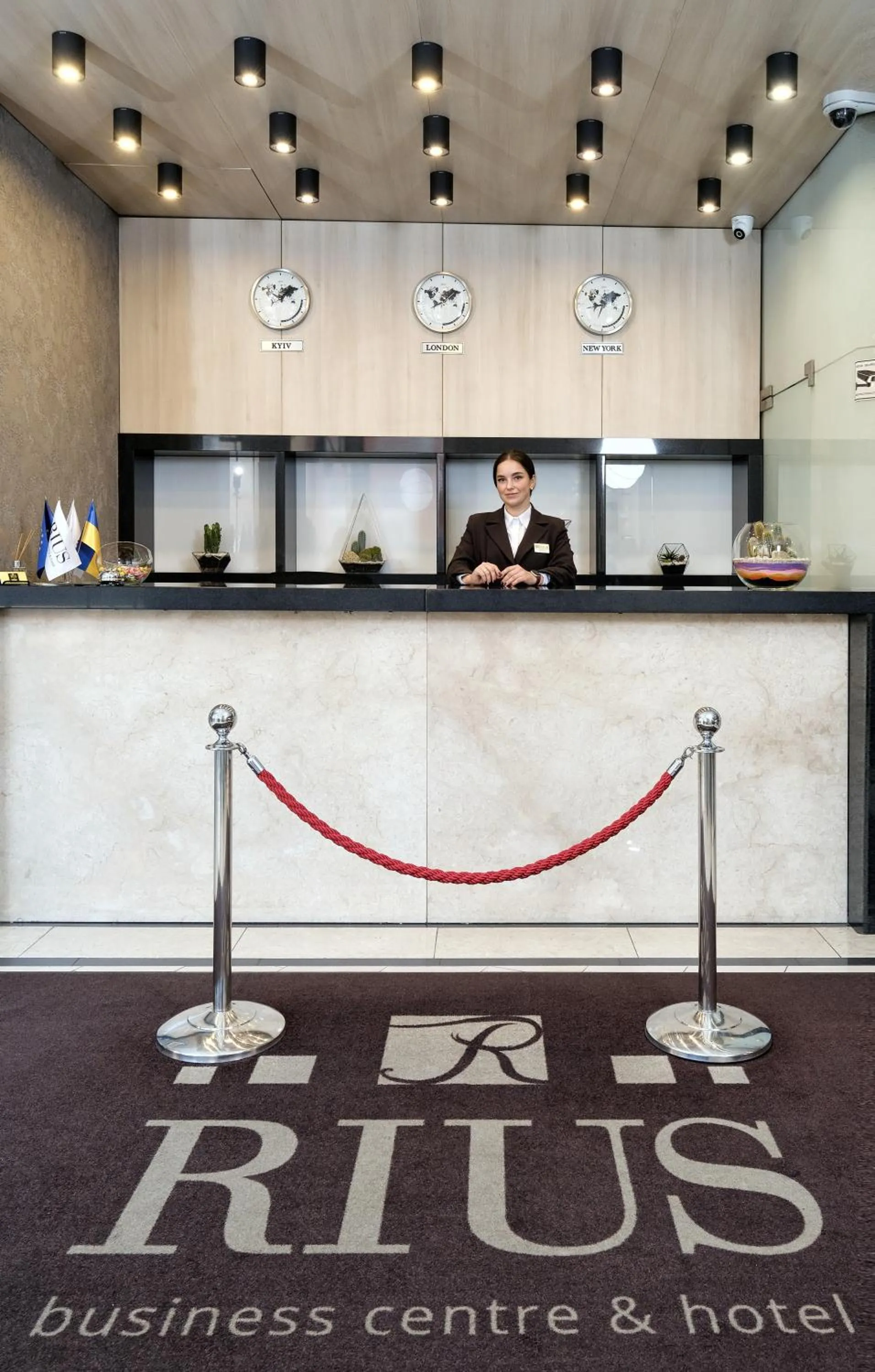 Lobby or reception in Rius Hotel Lviv