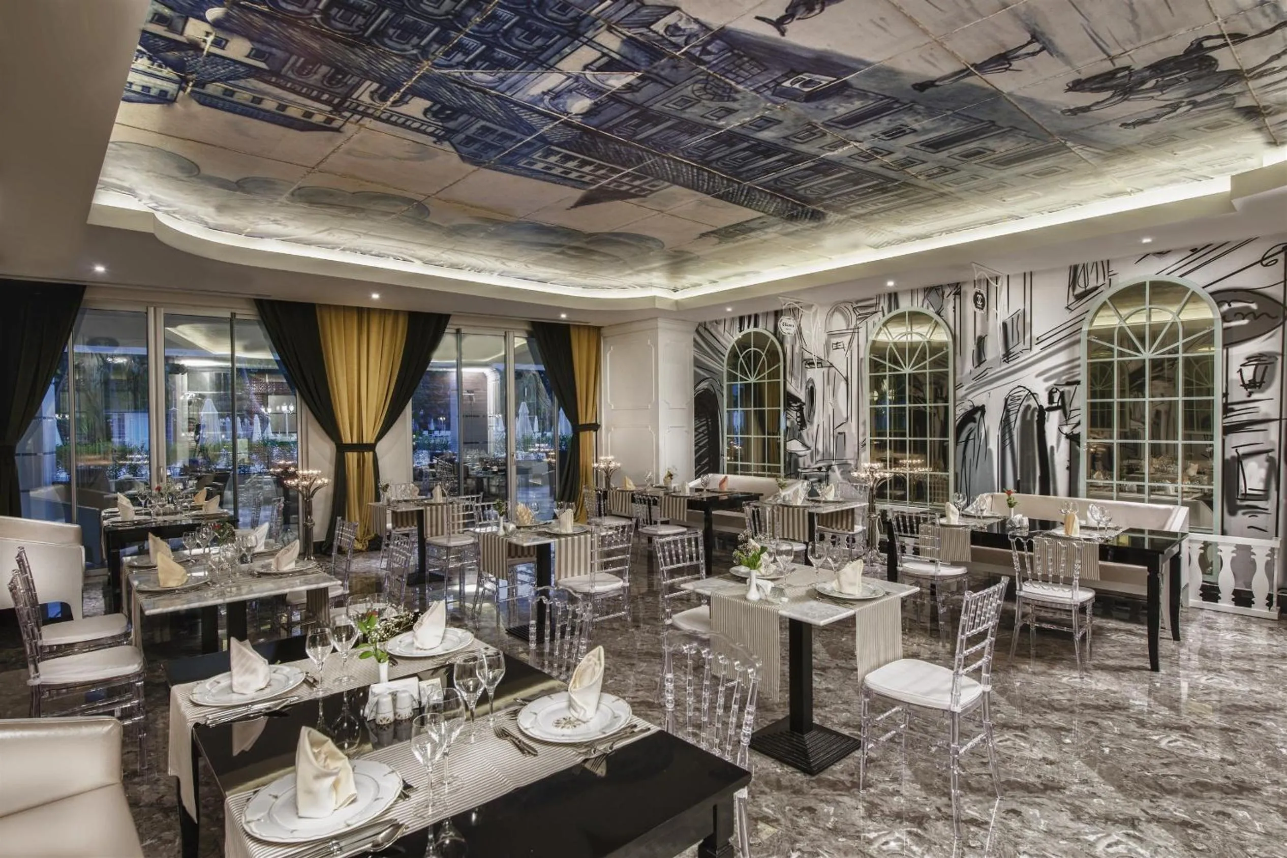 Restaurant/places to eat in Botanik Platinum Hotel