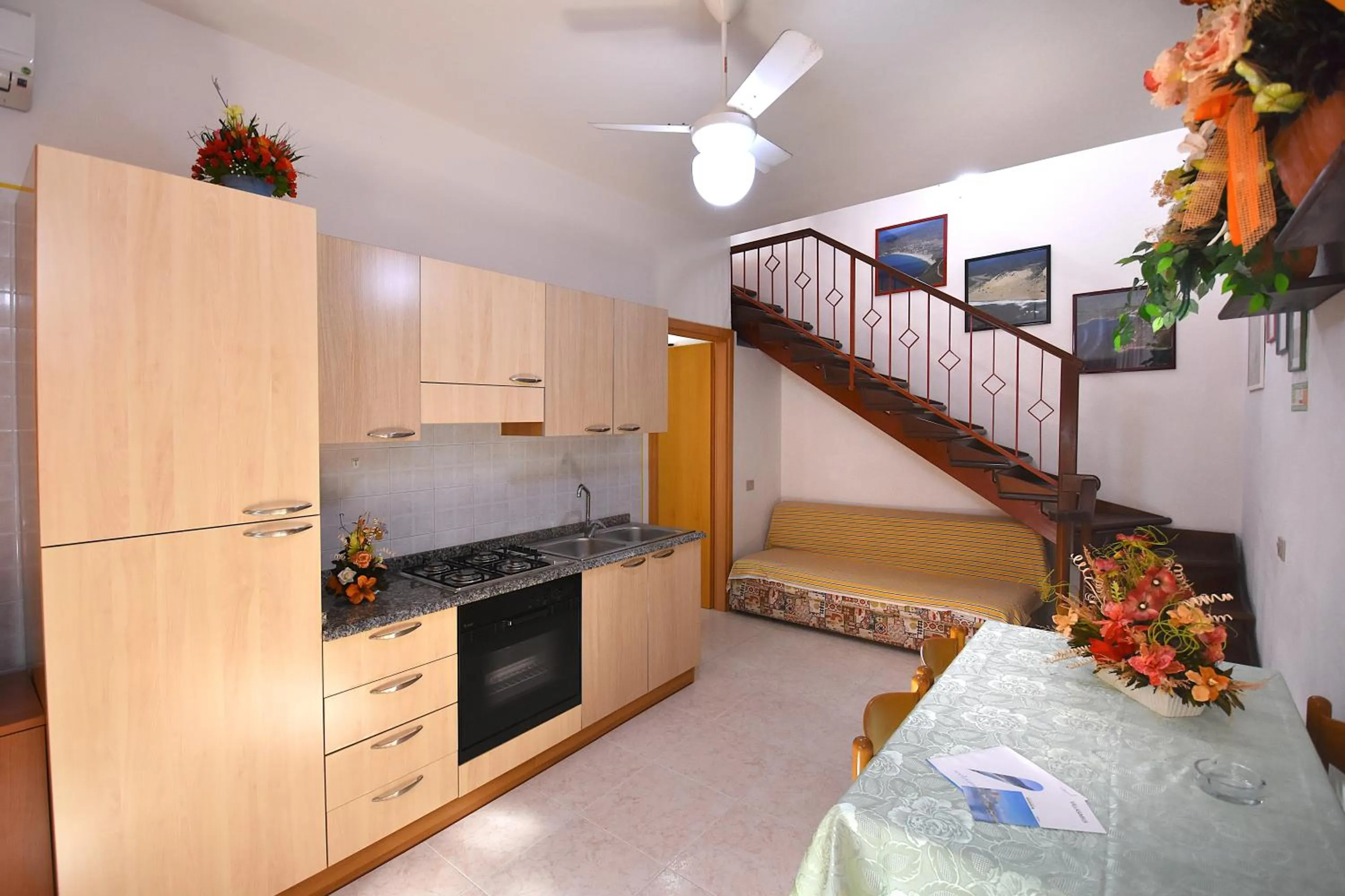 Kitchen or kitchenette in Residenza Le Due Palme