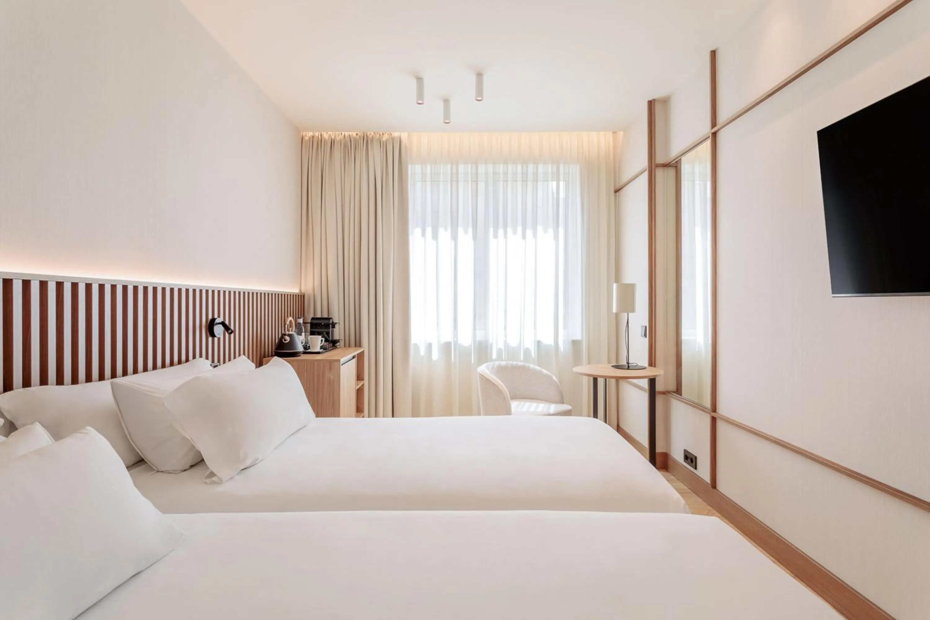 Bed in Hotel Murcia Rincón de Pepe Affiliated by Meliá