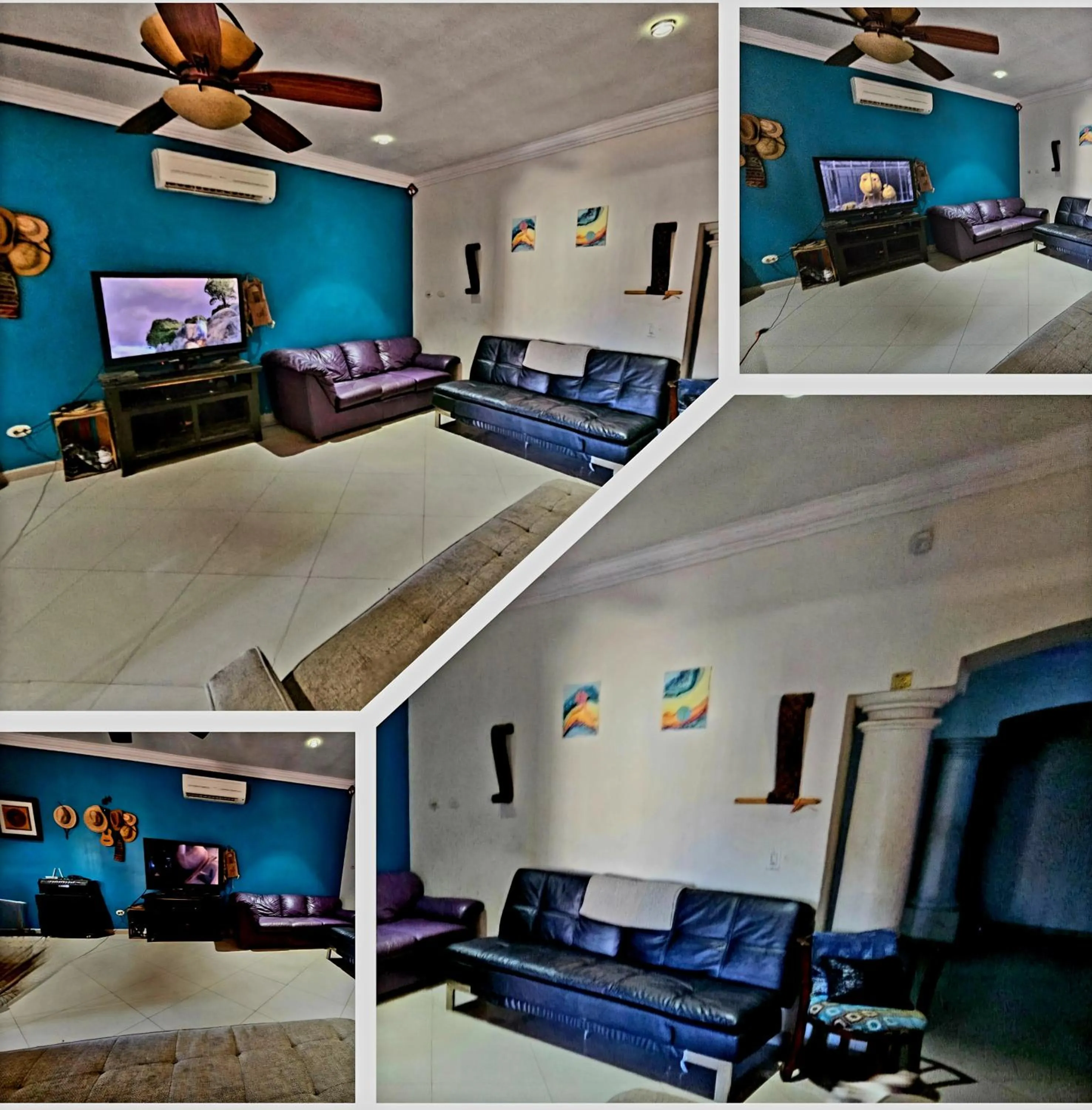 Communal lounge/ TV room, Bed in San Felipe Place to stay B&B