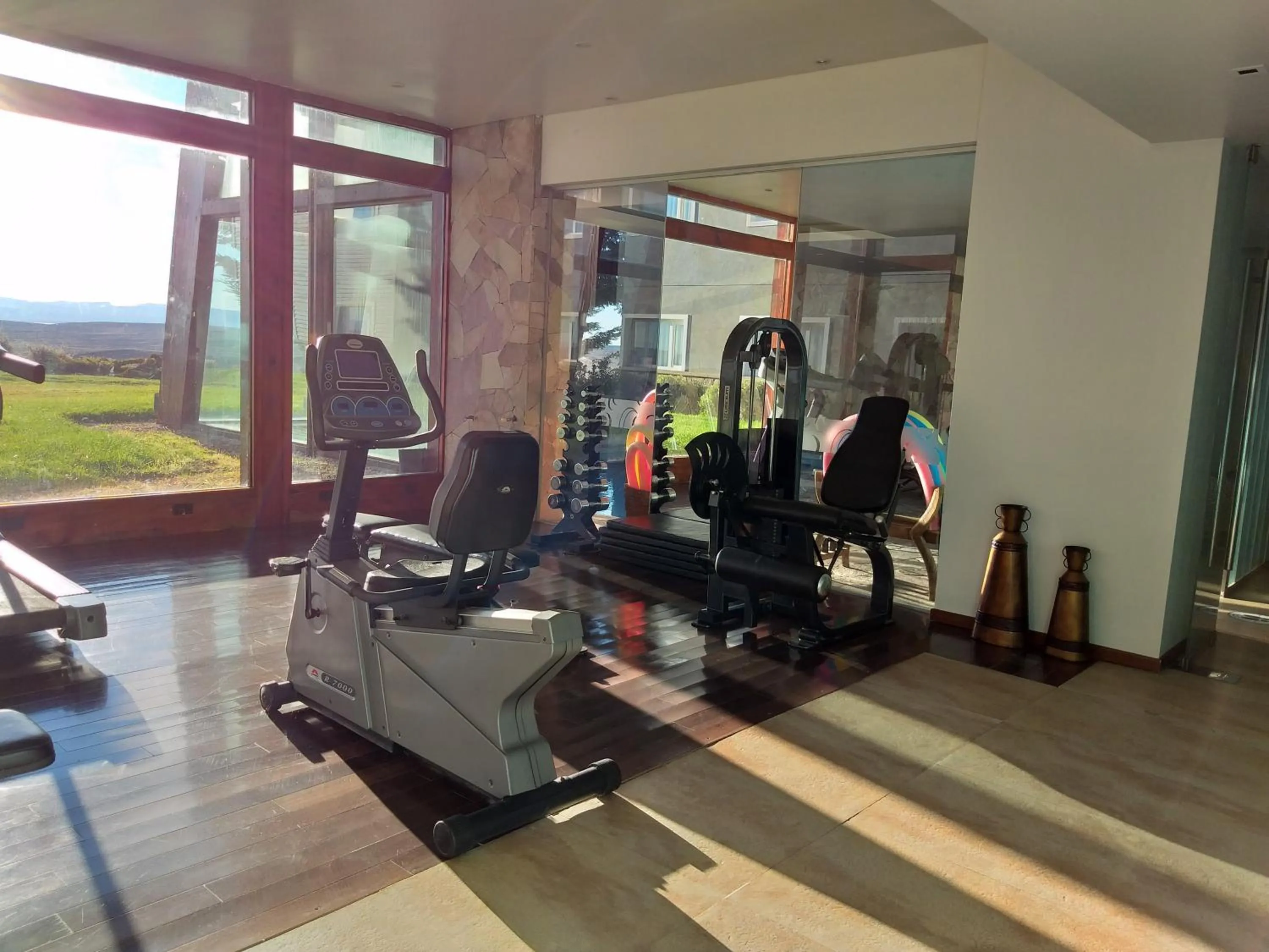 Fitness centre/facilities in Alto Calafate Hotel
