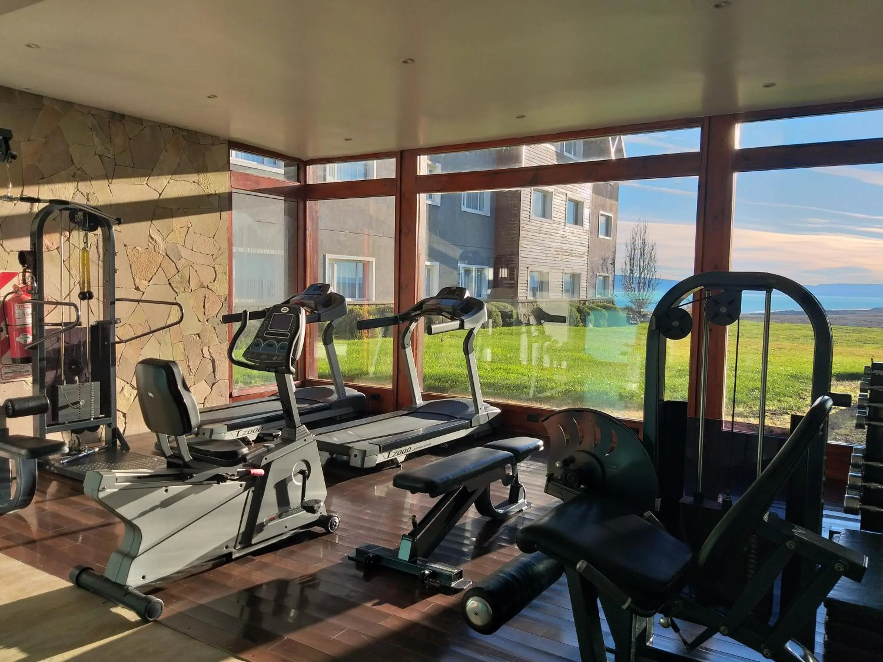 Fitness centre/facilities in Alto Calafate Hotel