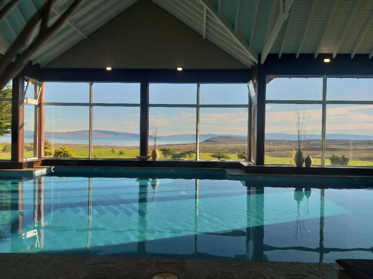 Pool view in Alto Calafate Hotel
