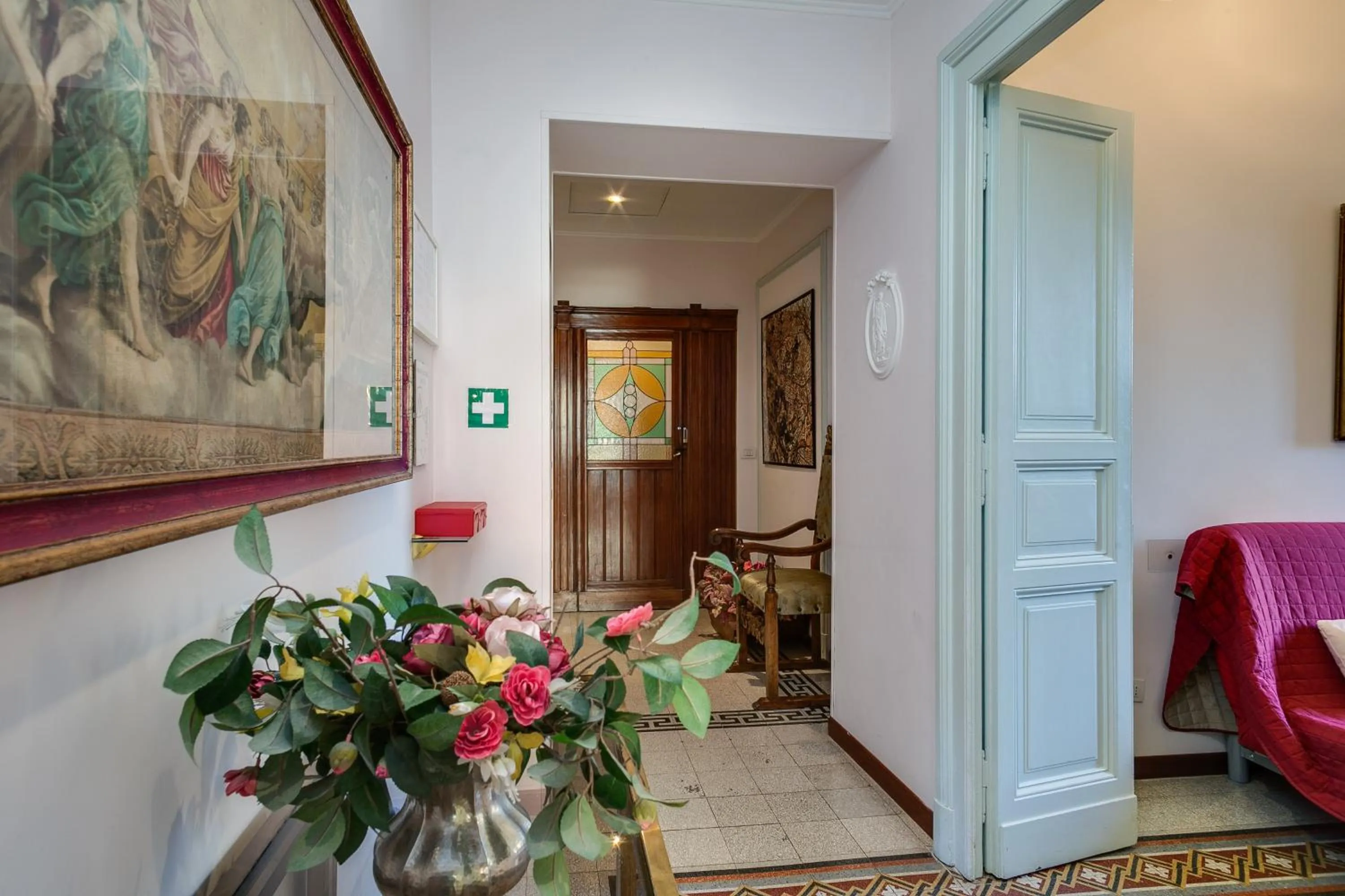 Bed in Otium Maecenatis Apartments