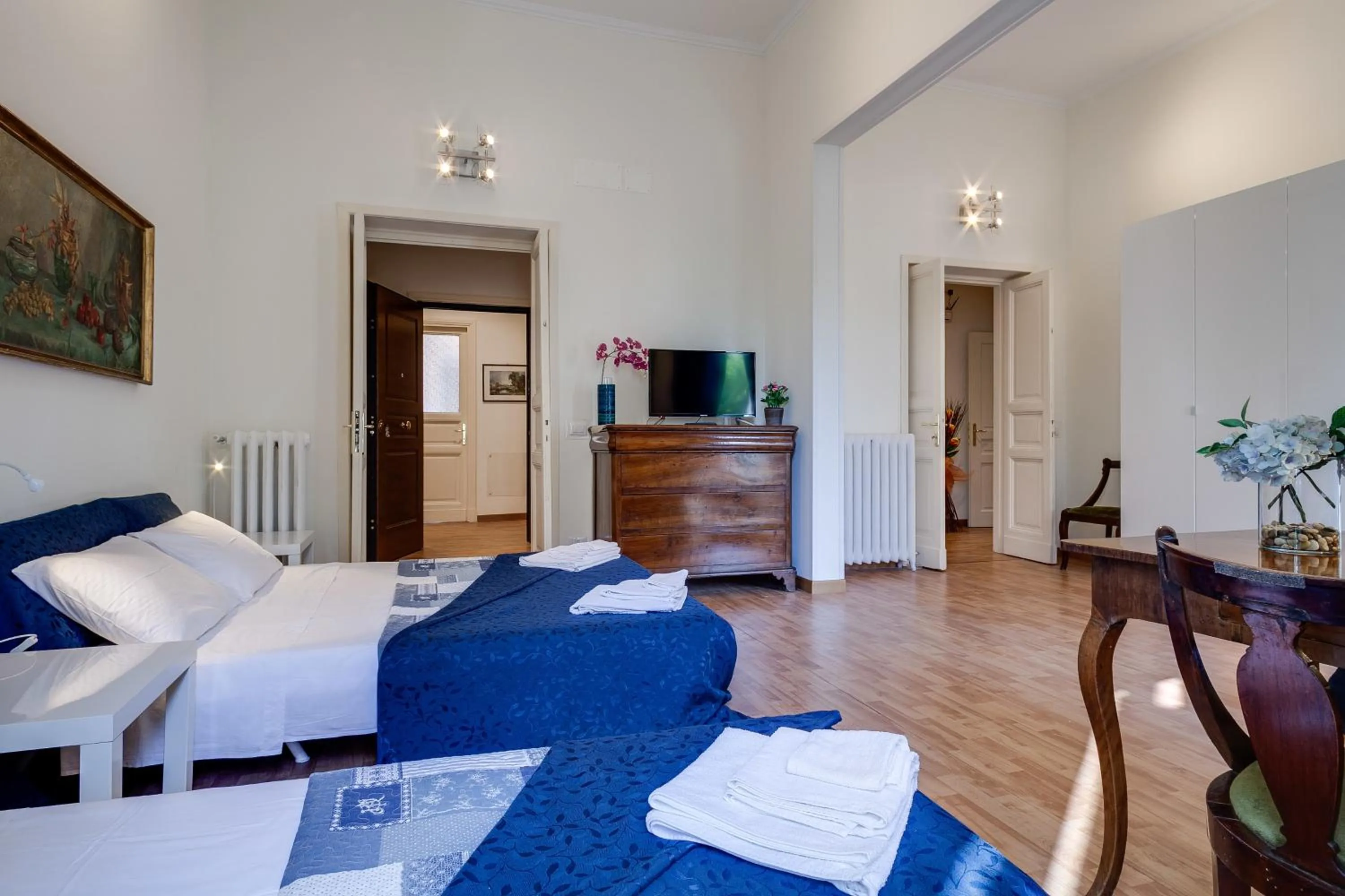 Bedroom, Bed in Otium Maecenatis Apartments