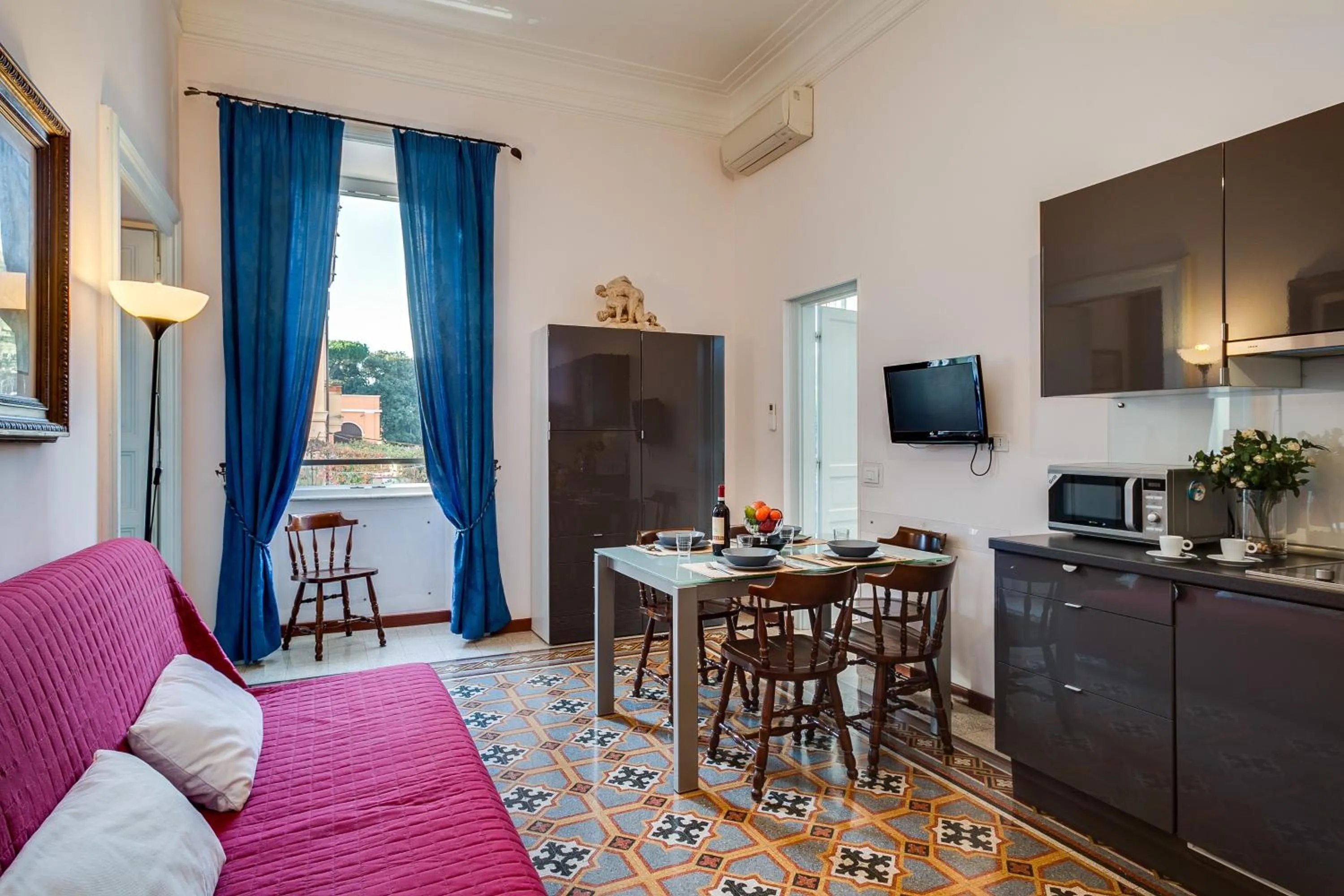 Kitchen or kitchenette in Otium Maecenatis Apartments