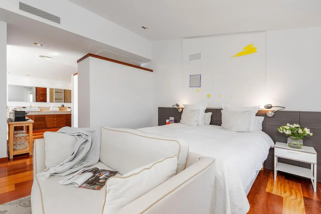 Bedroom, Bed in Finca Son Arnau