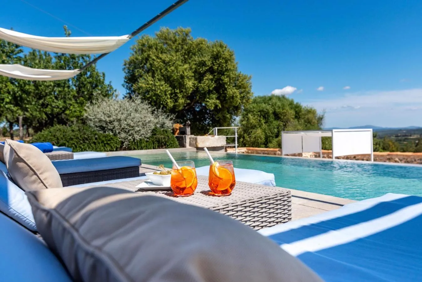 Swimming pool in Finca Son Arnau