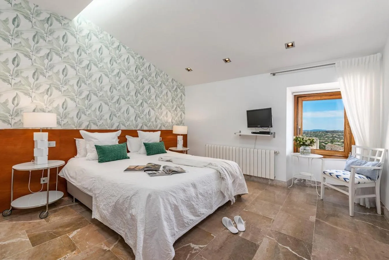 Bedroom, Bed in Finca Son Arnau