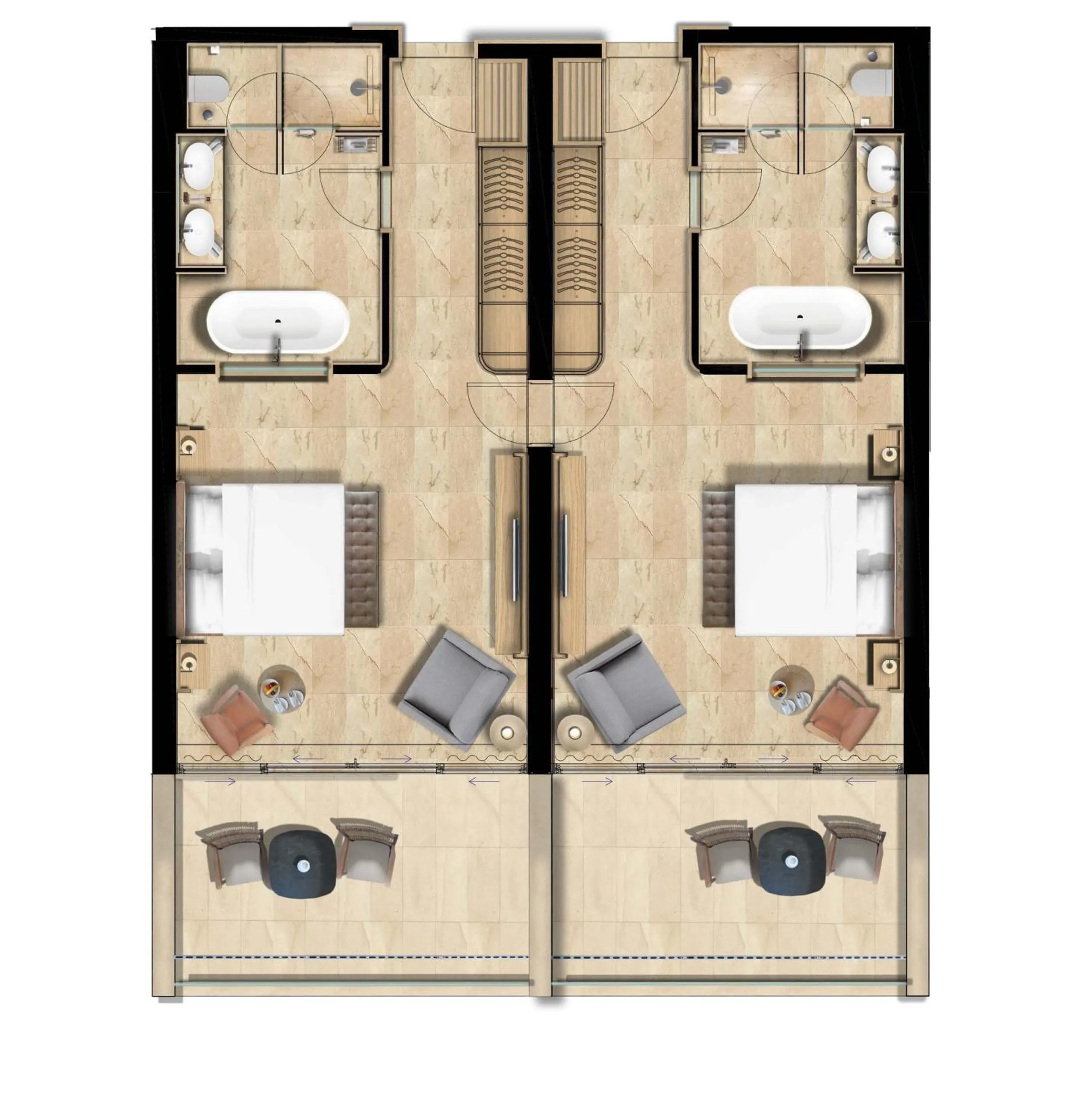 Floor plan in Cap St Georges Hotel & Resort