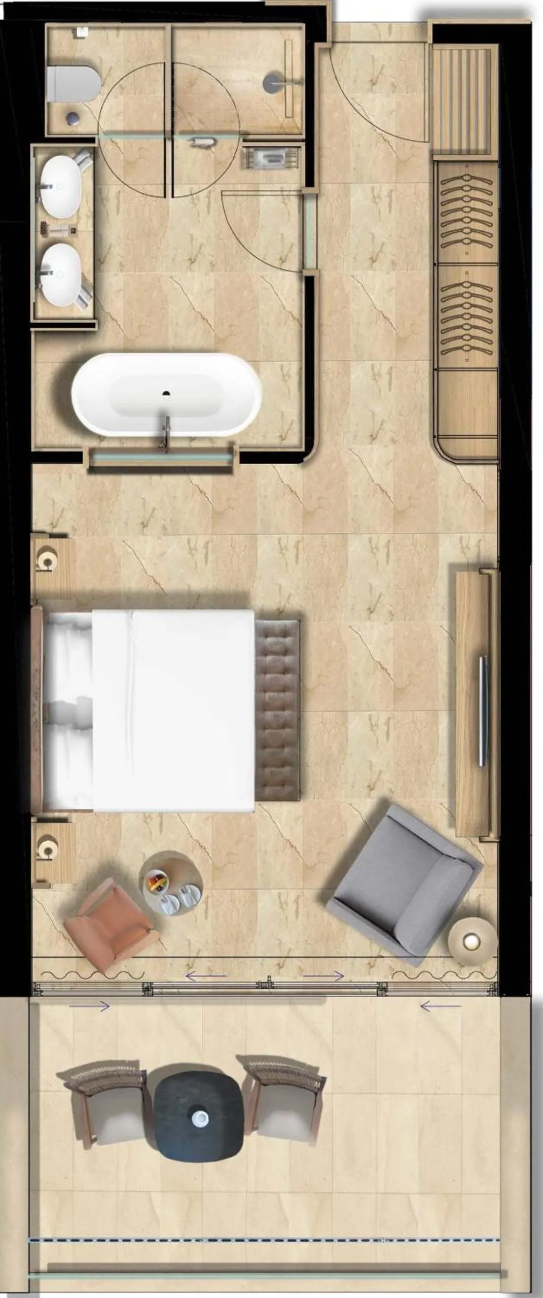 Floor plan in Cap St Georges Hotel & Resort