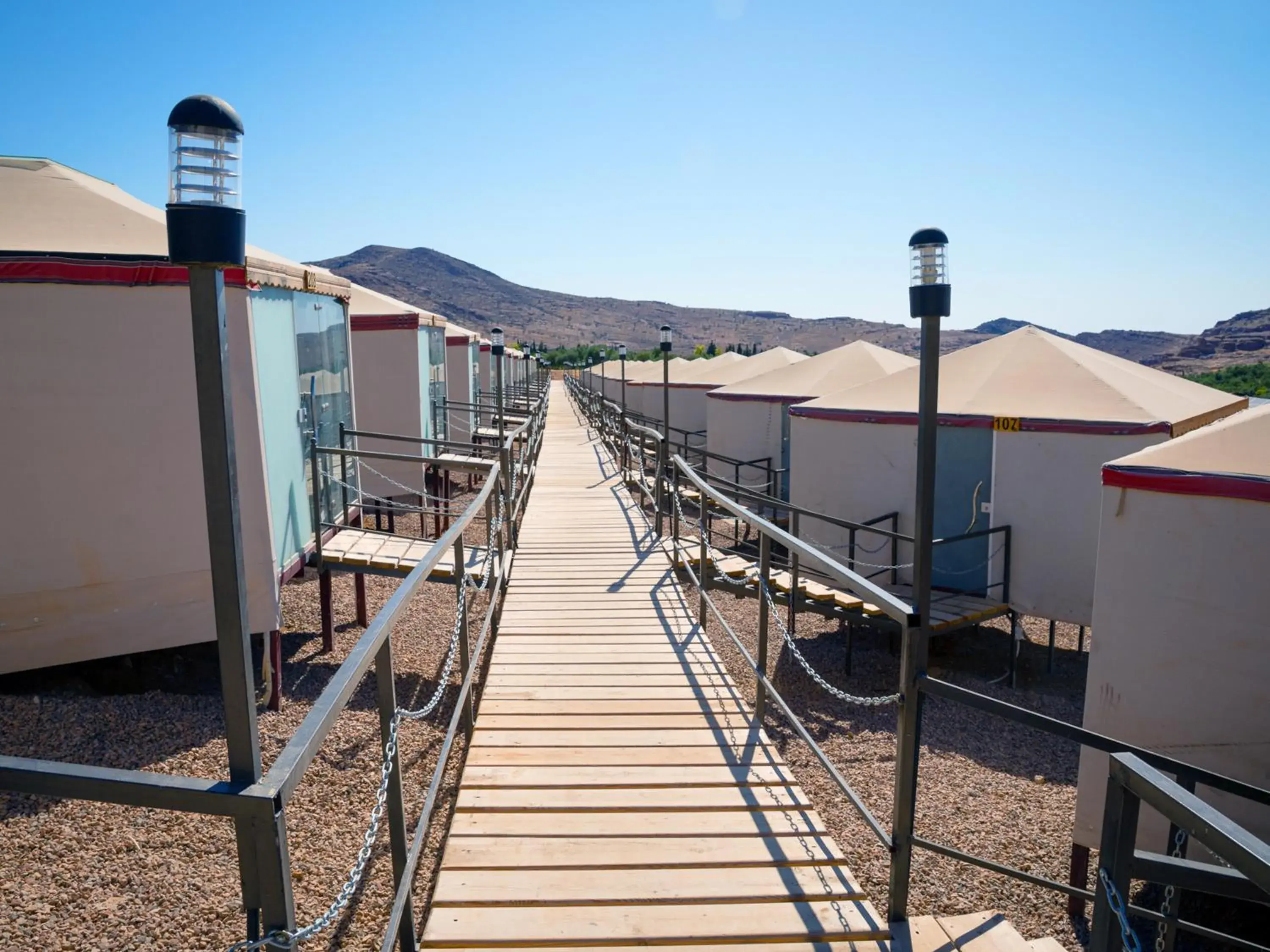 Standard Twin Room in The Rock Camp Petra Standard Twin Room in The Rock Camp Petra