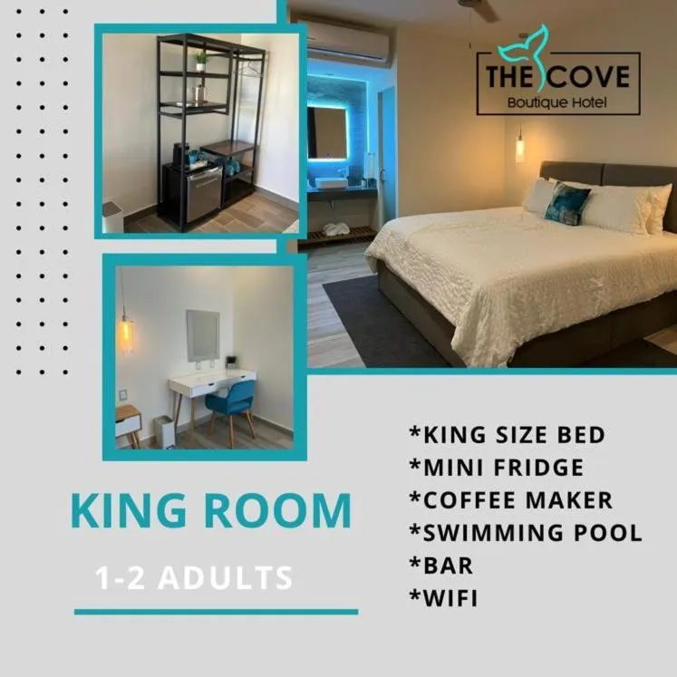 Bedroom, Bed in The Cove Boutique Hotel Adults Only
