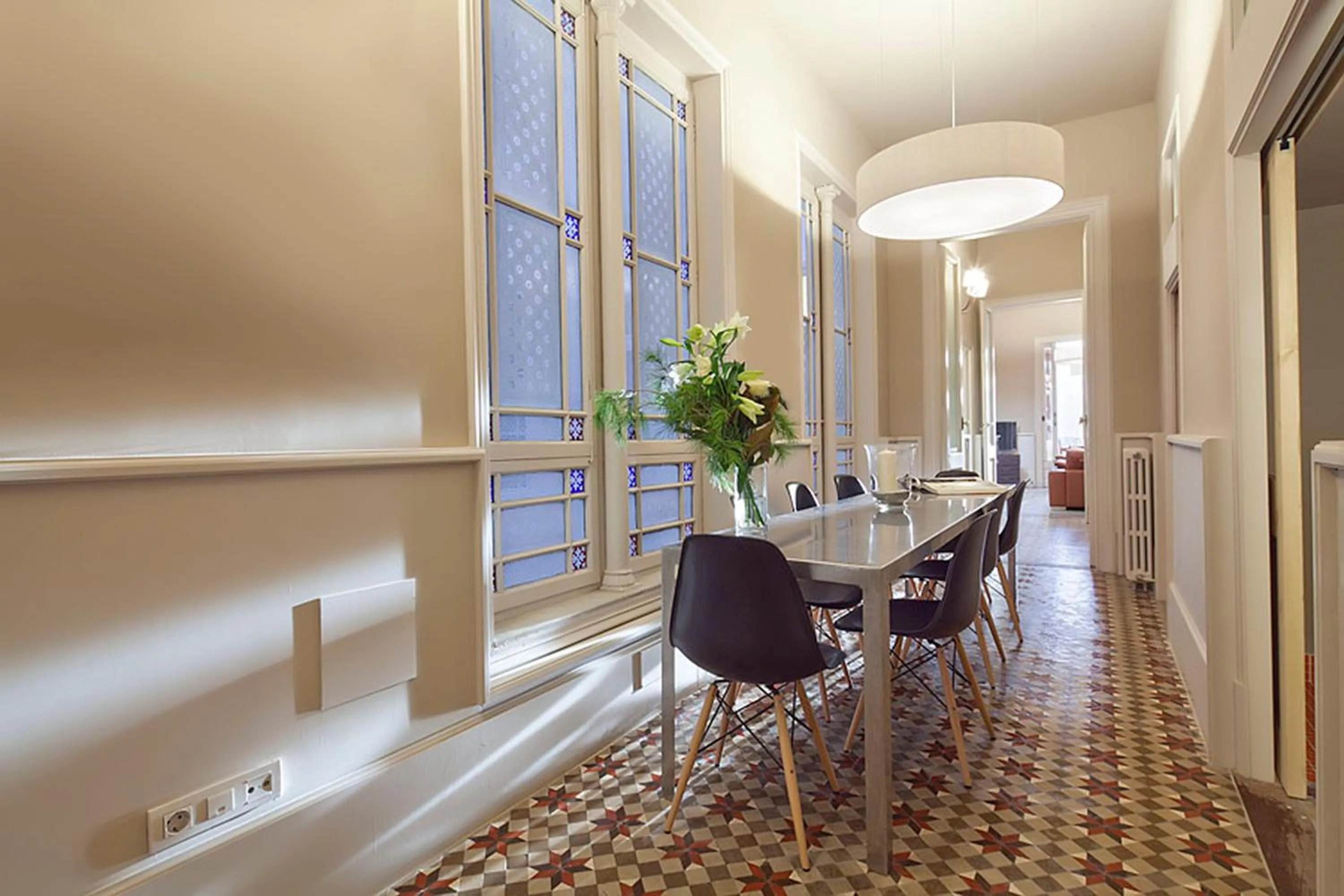 Living room in My Space Barcelona Rambla Catalunya Center