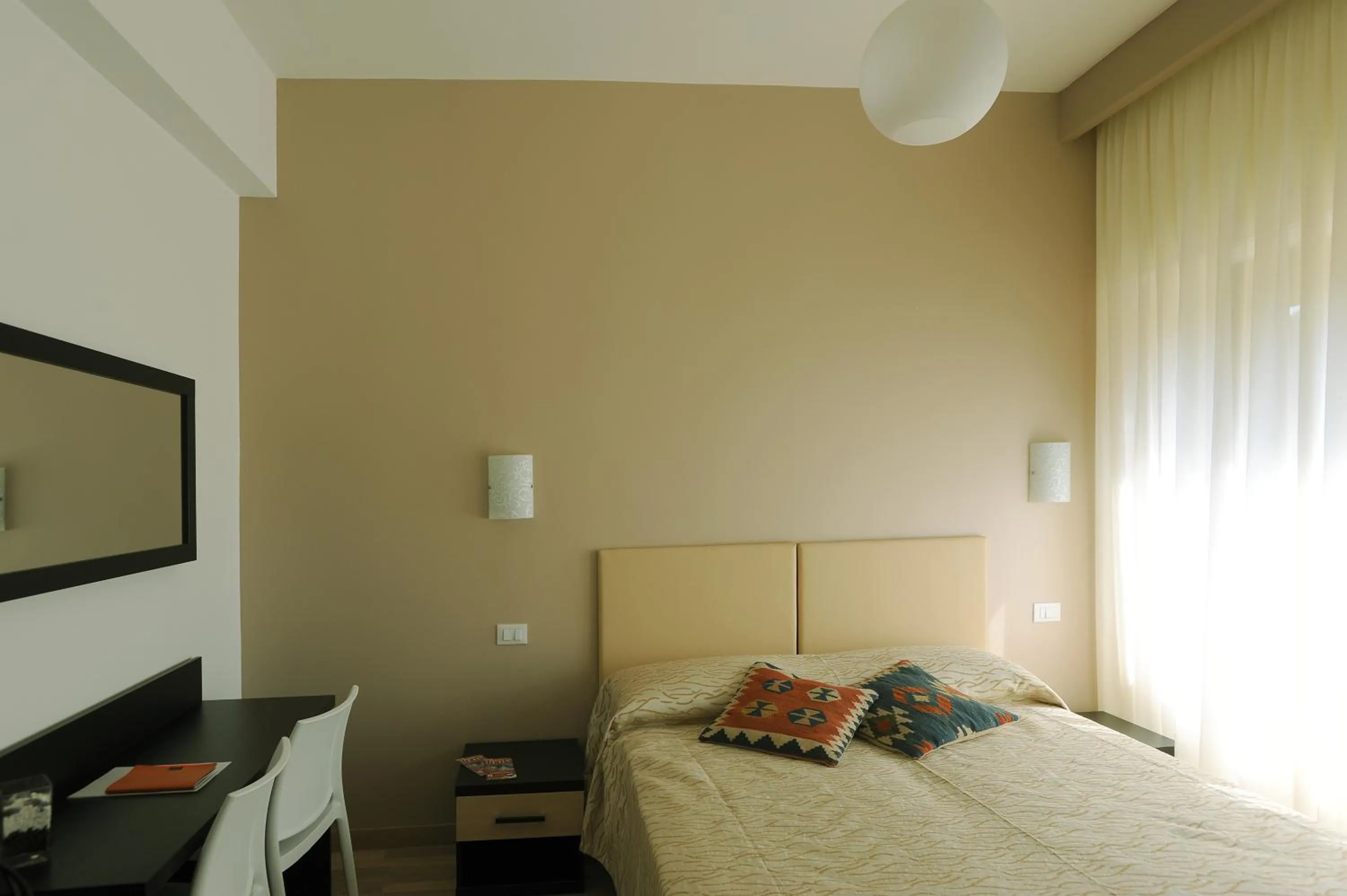 Bedroom, Bed in Honey Rooms