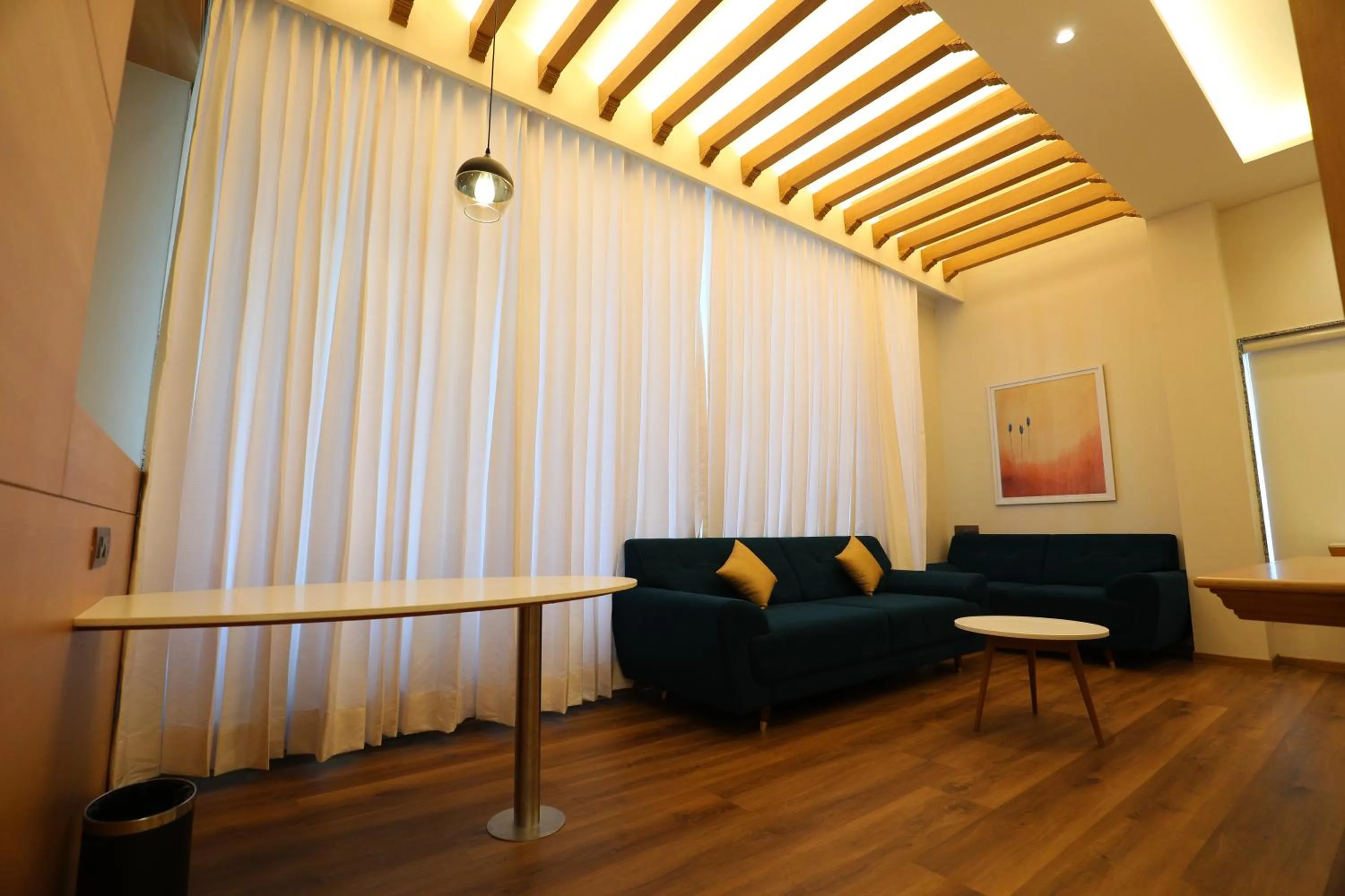 Seating area in Hotel Blueivy Anand