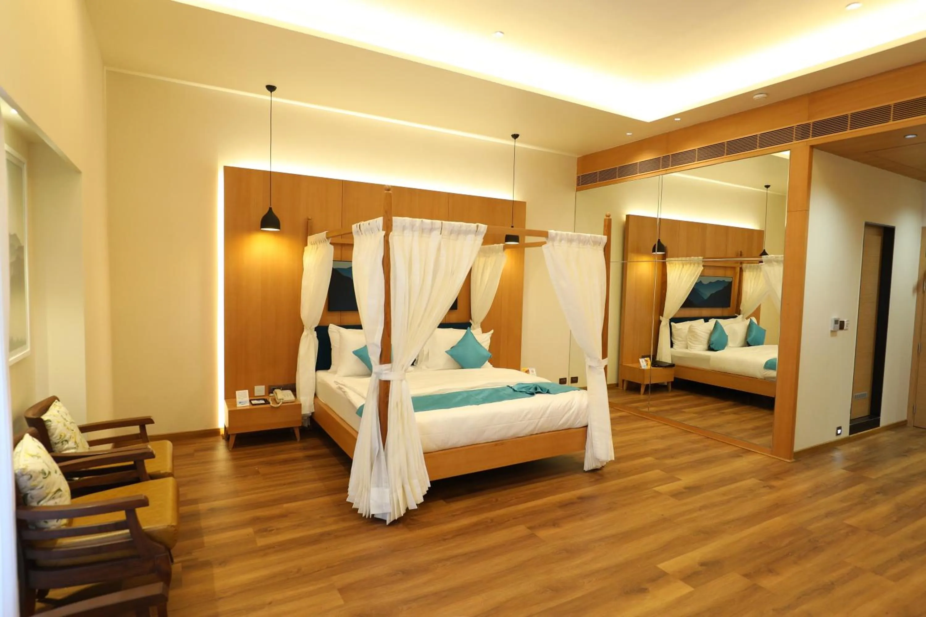 Bedroom, Bed in Hotel Blueivy Anand