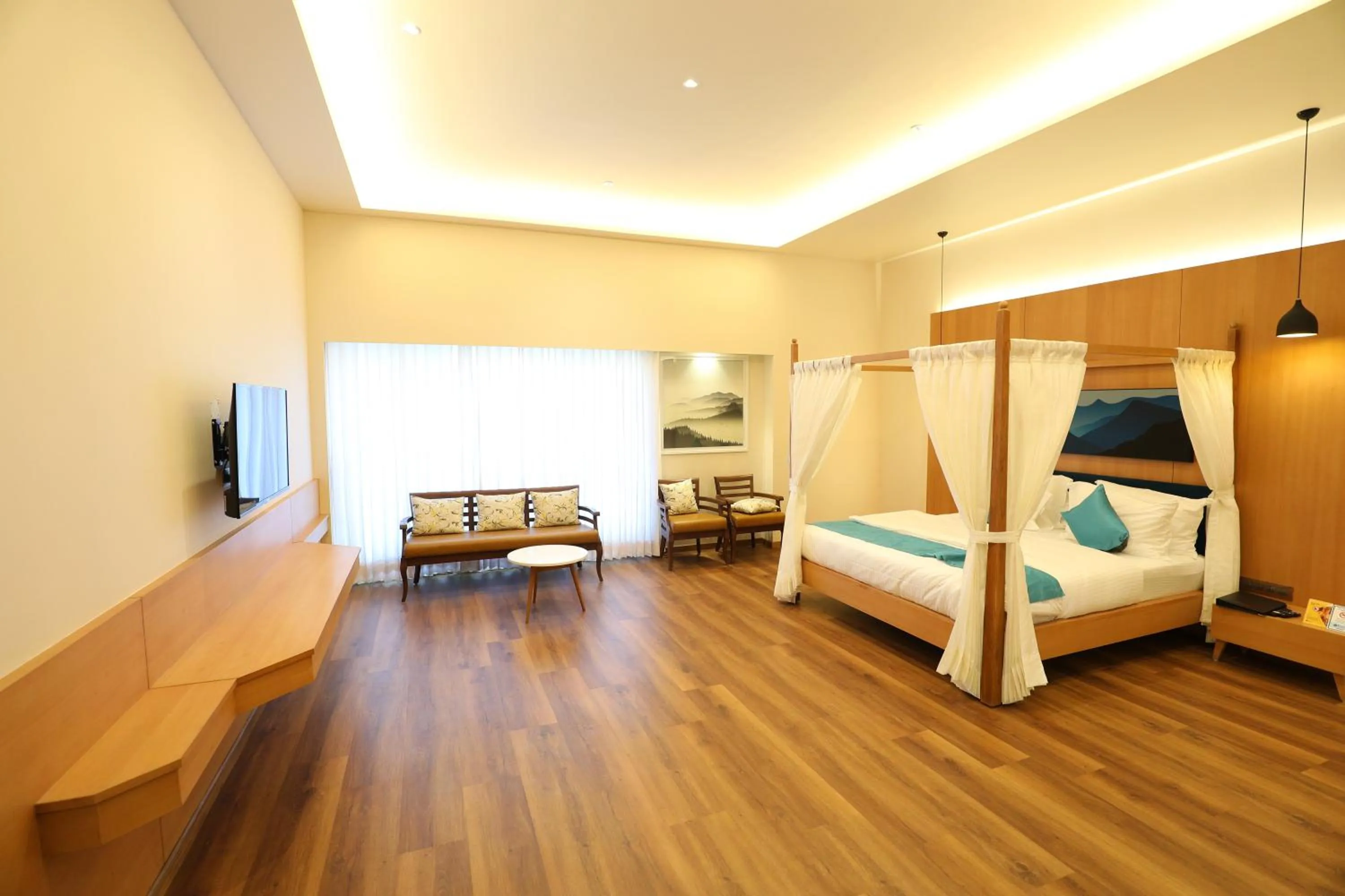 Photo of the whole room, Bed in Hotel Blueivy Anand