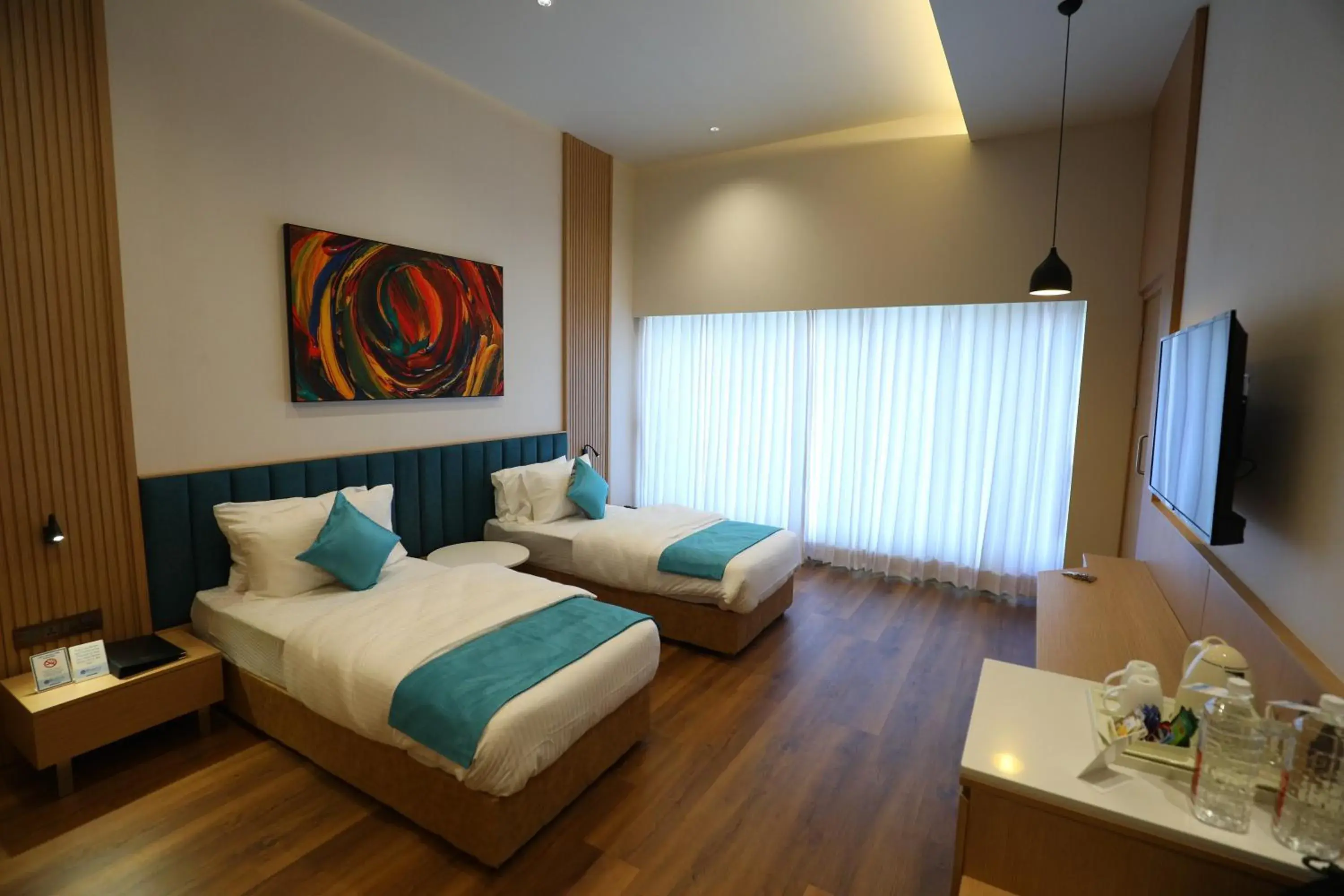 Deluxe Twin Room - single occupancy in Hotel Blueivy Anand Deluxe Twin Room - single occupancy in Hotel Blueivy Anand