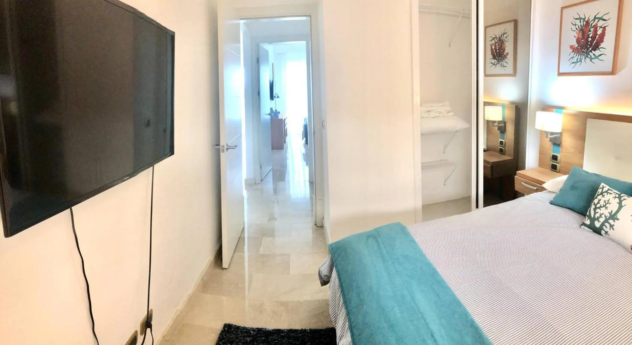 Bed in Apartamento 120 Jardin Privado Cana Rock