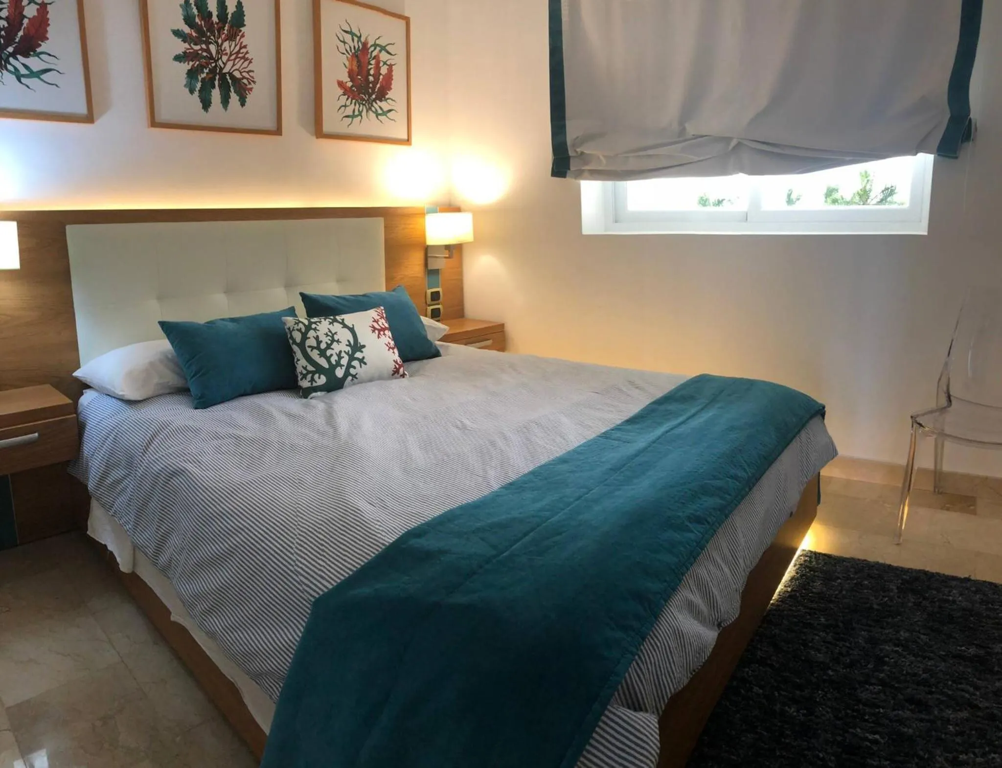 Bed in Apartamento 120 Jardin Privado Cana Rock