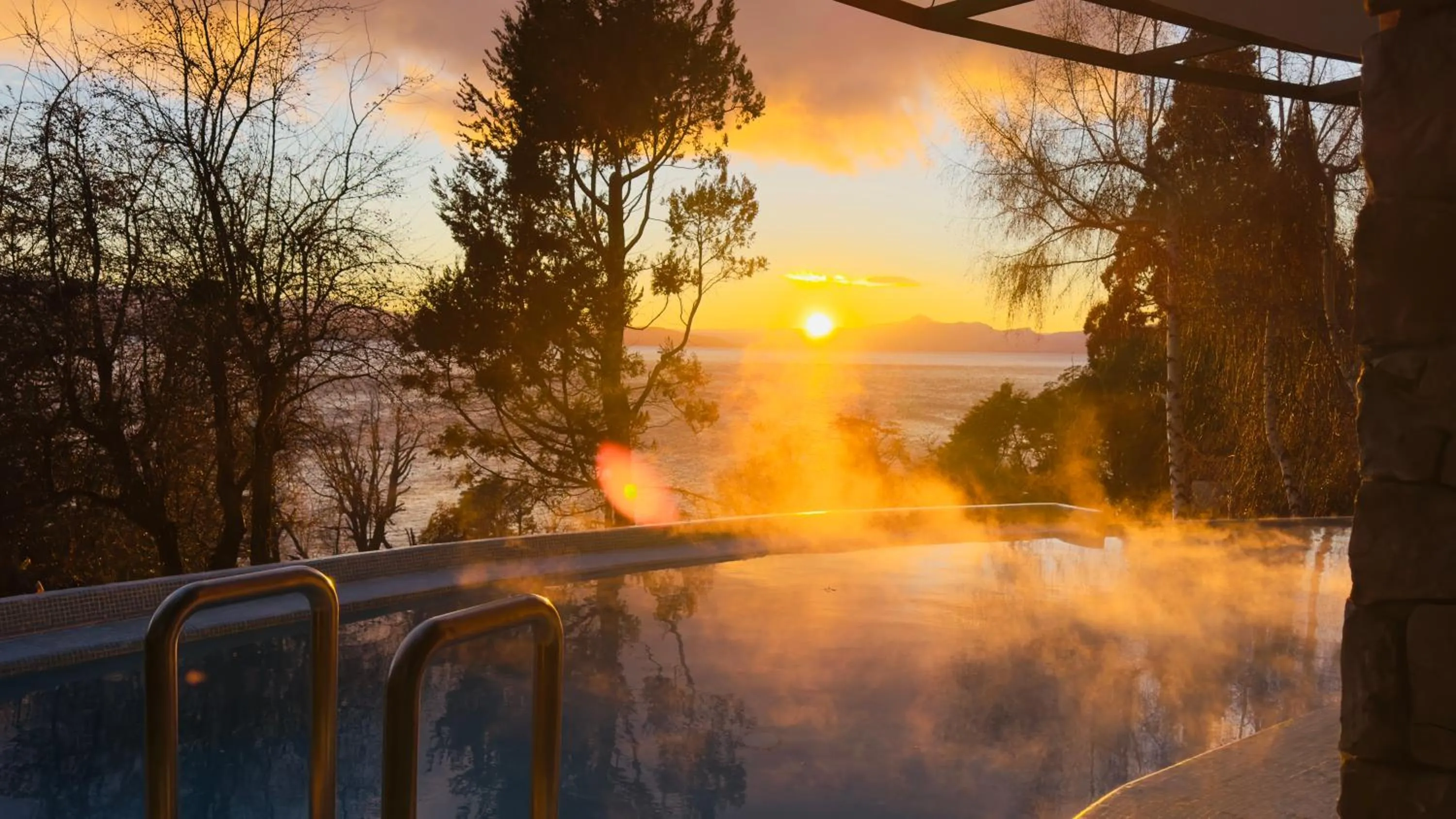 Sunset in Design Suites Bariloche