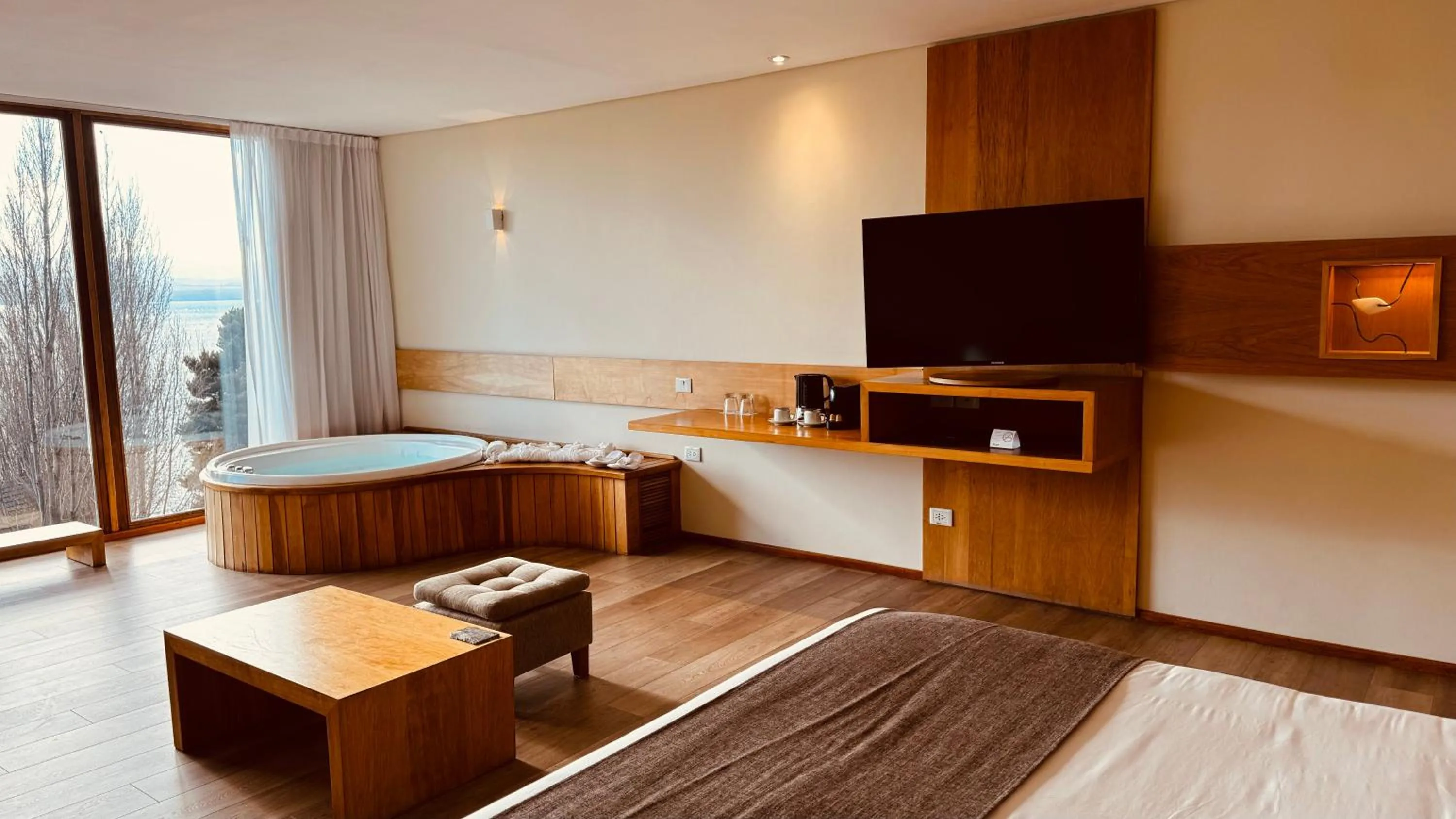 Bed in Design Suites Bariloche