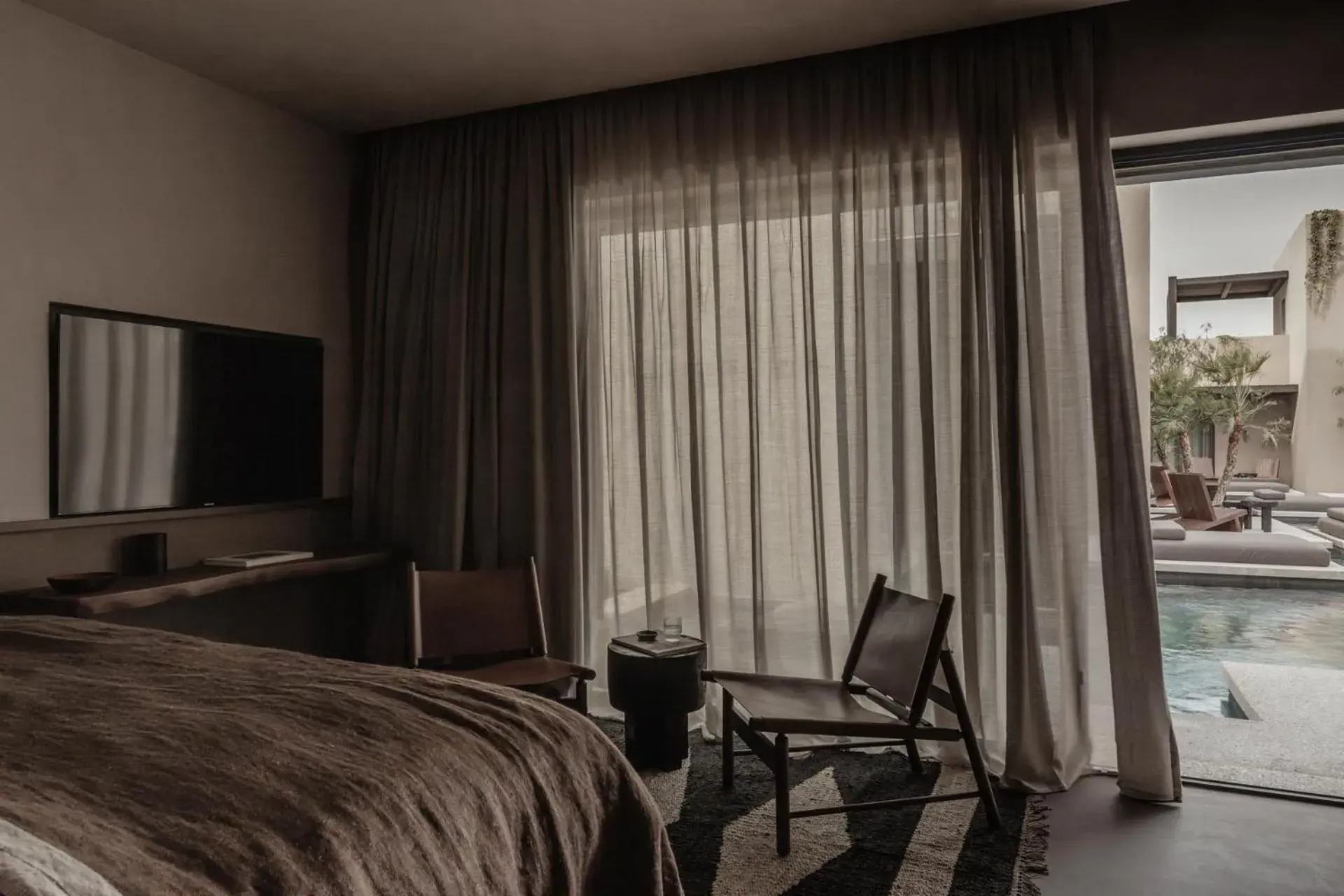 Communal lounge/ TV room, Bed in Casa Cook Samos - Adults only Communal lounge/ TV room, Bed in Casa Cook Samos - Adults only