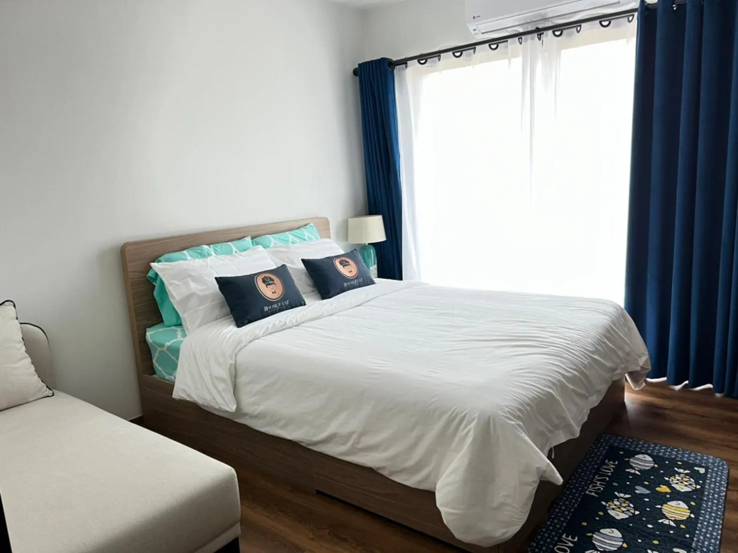 Bed in RoomQuest Hua-Hin Lahabana