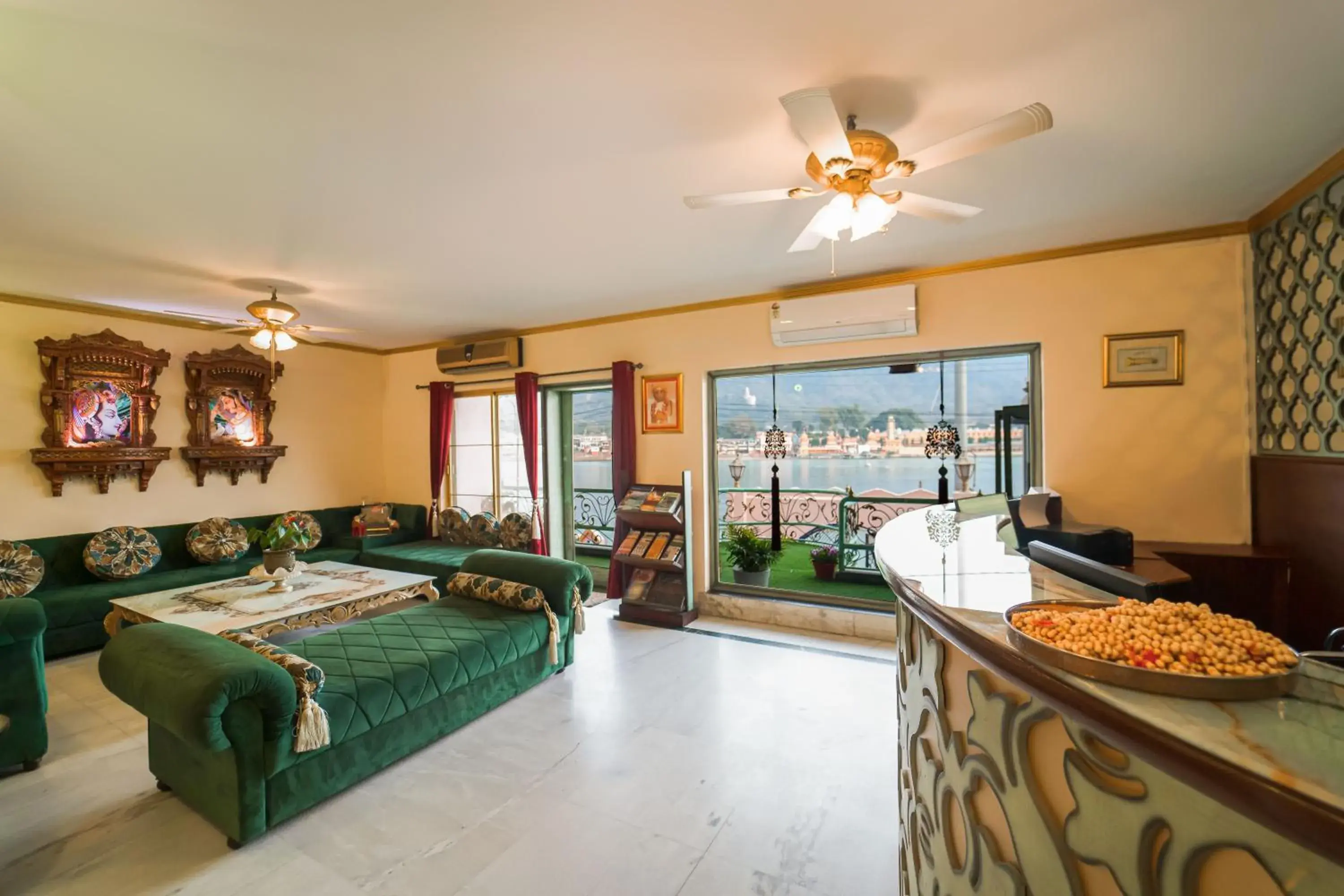 Lobby or reception in The Neeraj Ganga Heritage Palace Lobby or reception in The Neeraj Ganga Heritage Palace