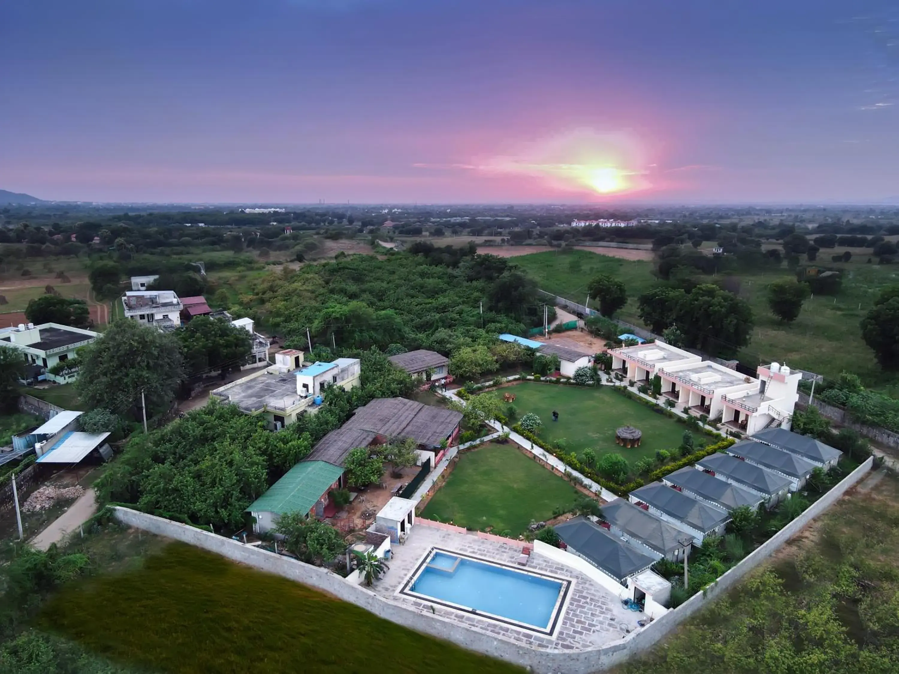 Property building in Ranthambore Nature Camp Resort Property building in Ranthambore Nature Camp Resort