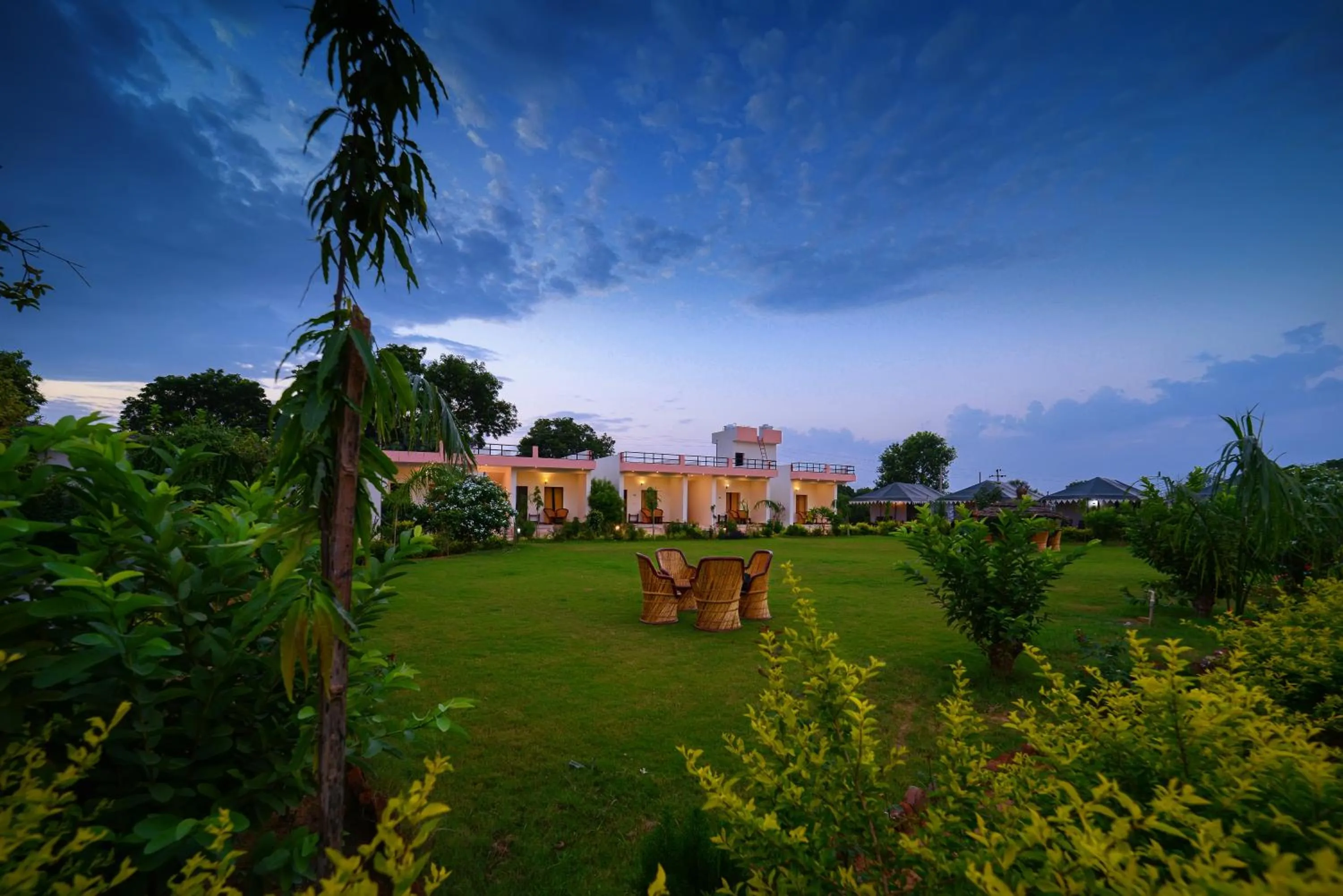 Garden in Ranthambore Nature Camp Resort